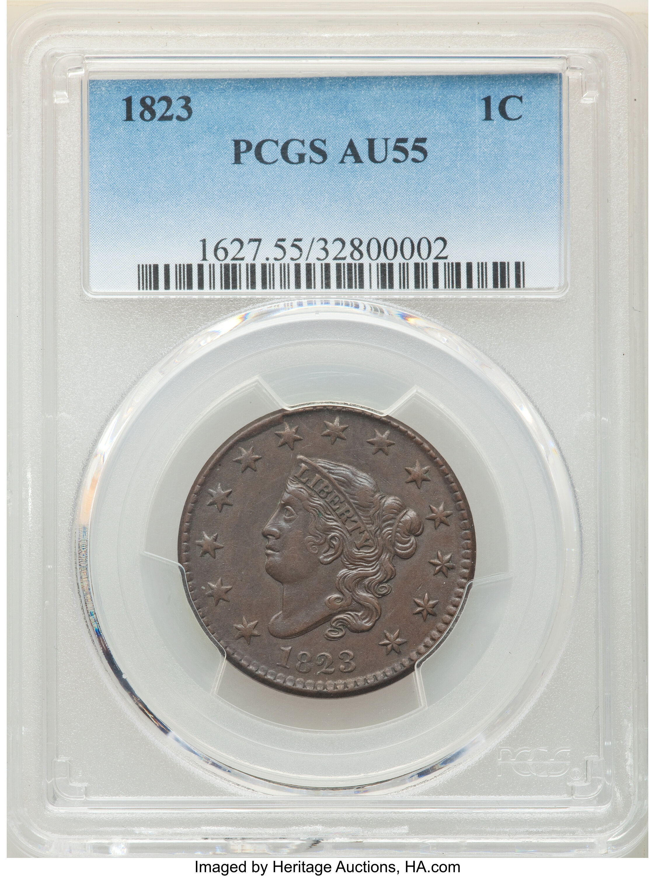 1823 1c Original MS BN AU53 BN thumbnail 4