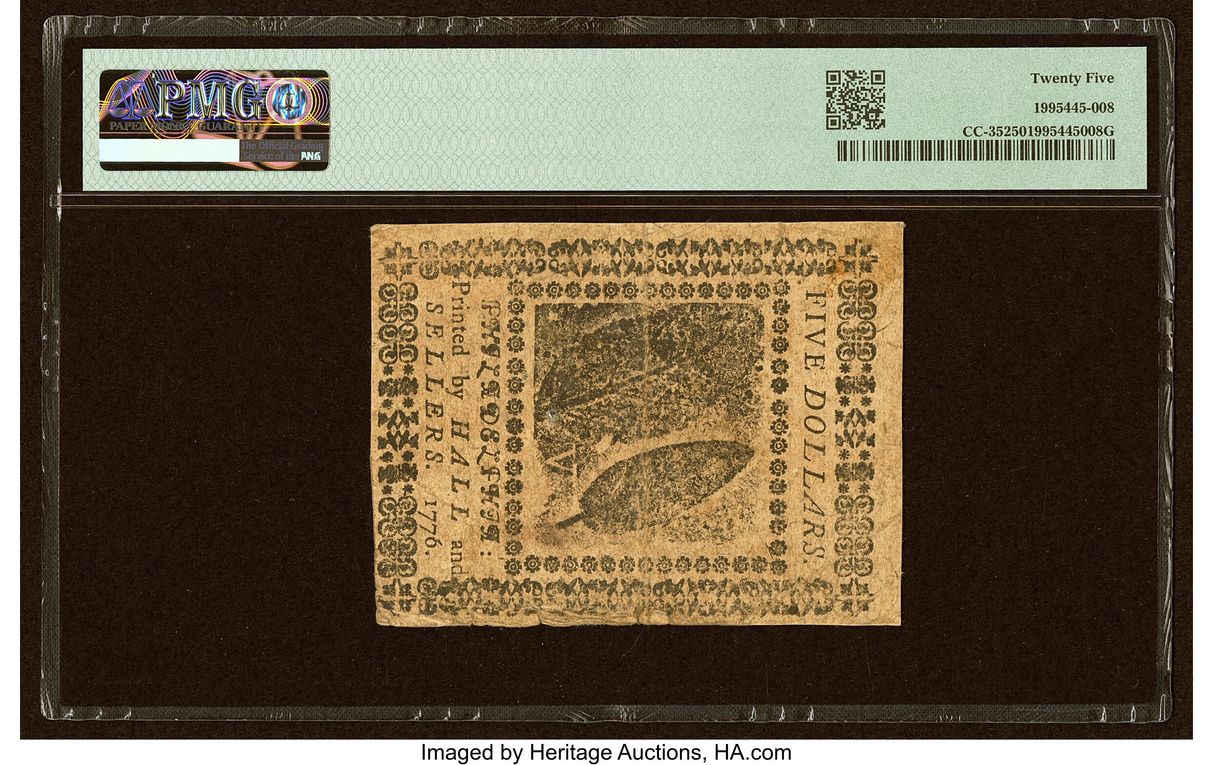 May 9, 1776 $5  Continental Congress (Fr. CC35) XF40 thumbnail 17