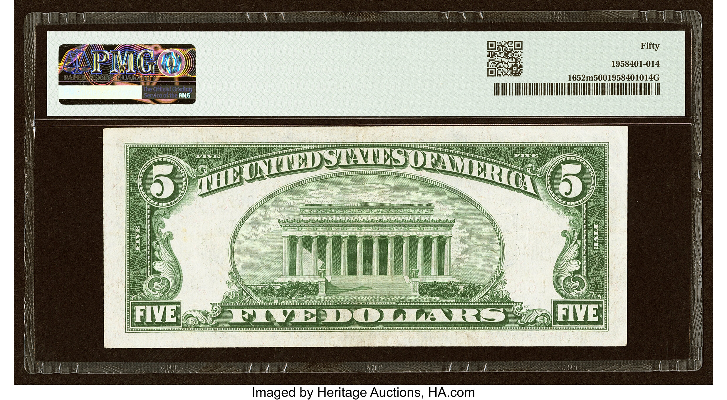 1934B $5  (Fr. 1652) CU61 thumbnail 23