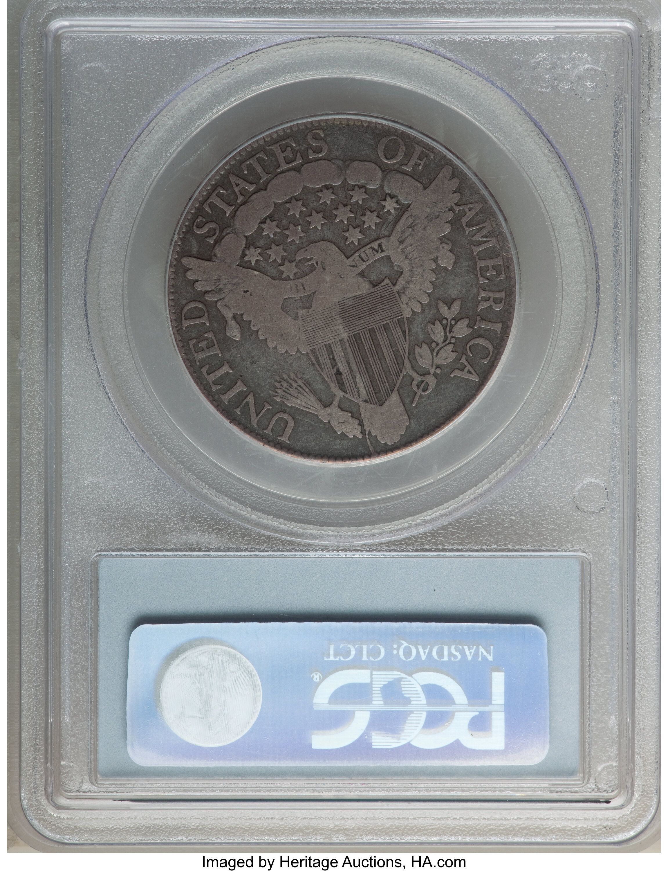 1806 50c Pointed 6, Stem, O-122 F12 thumbnail 6