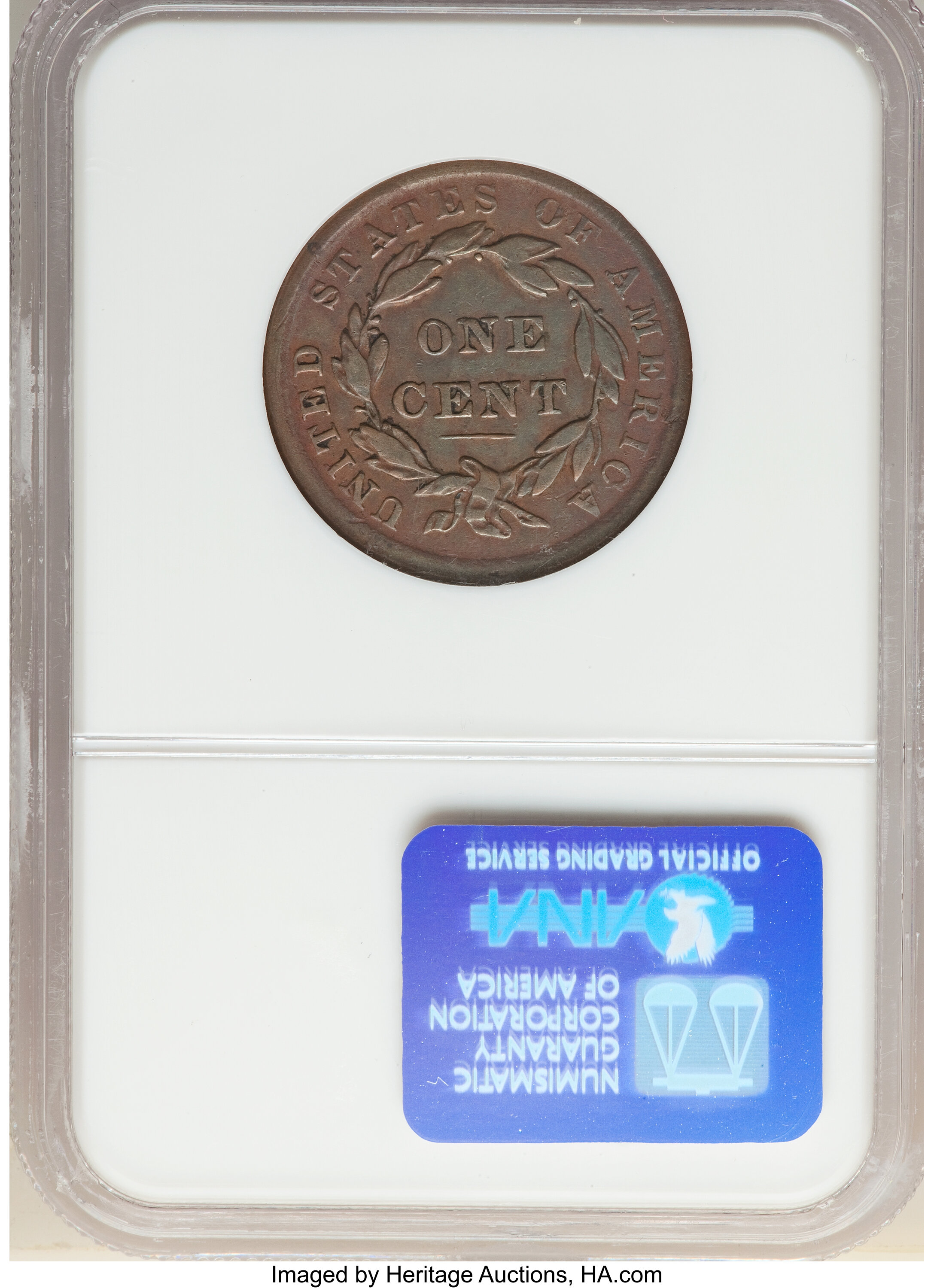 1839 1c Silly Head, N-4 MS BN G6 BN thumbnail 6
