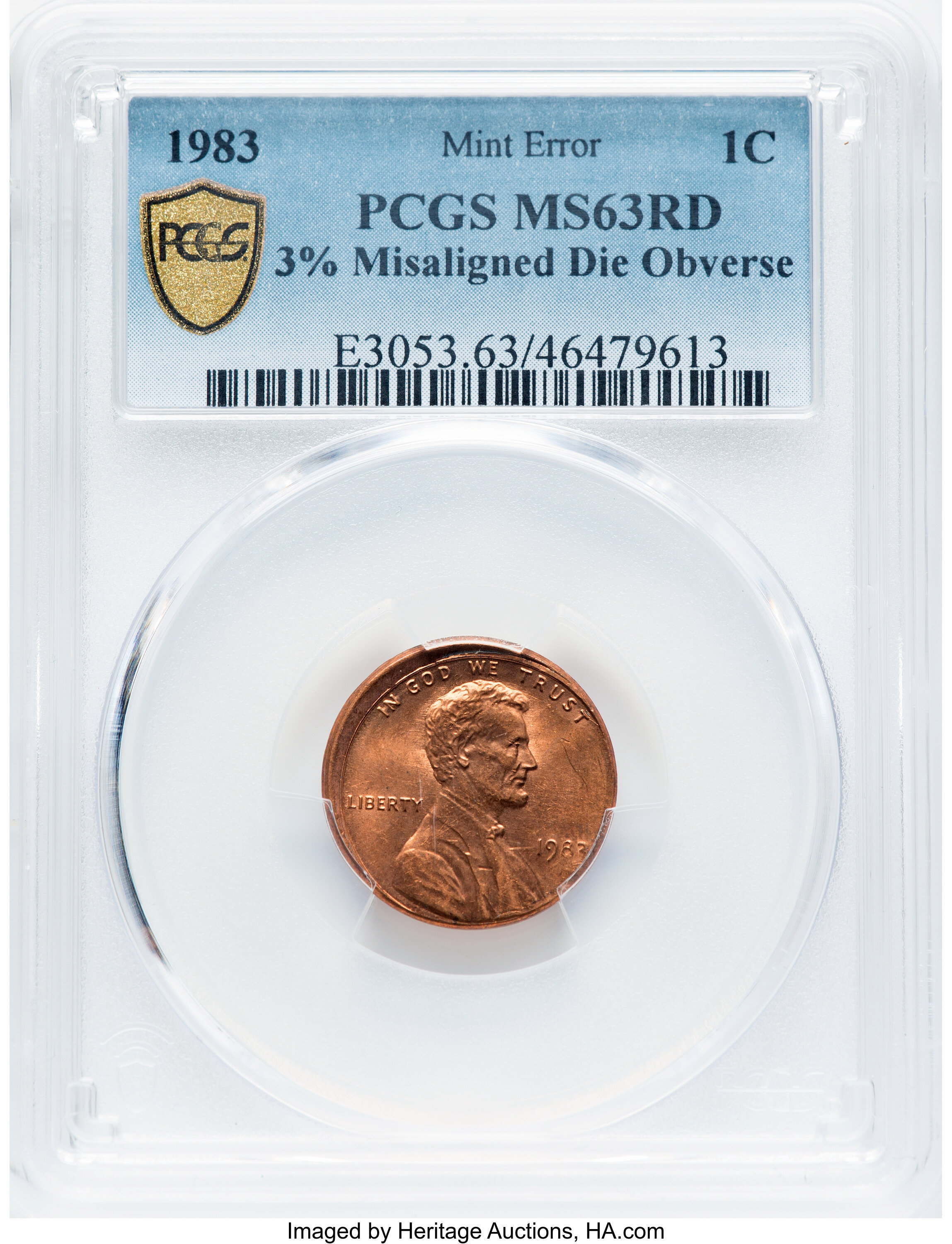 1983 1c MS RD MS63 RD thumbnail 10