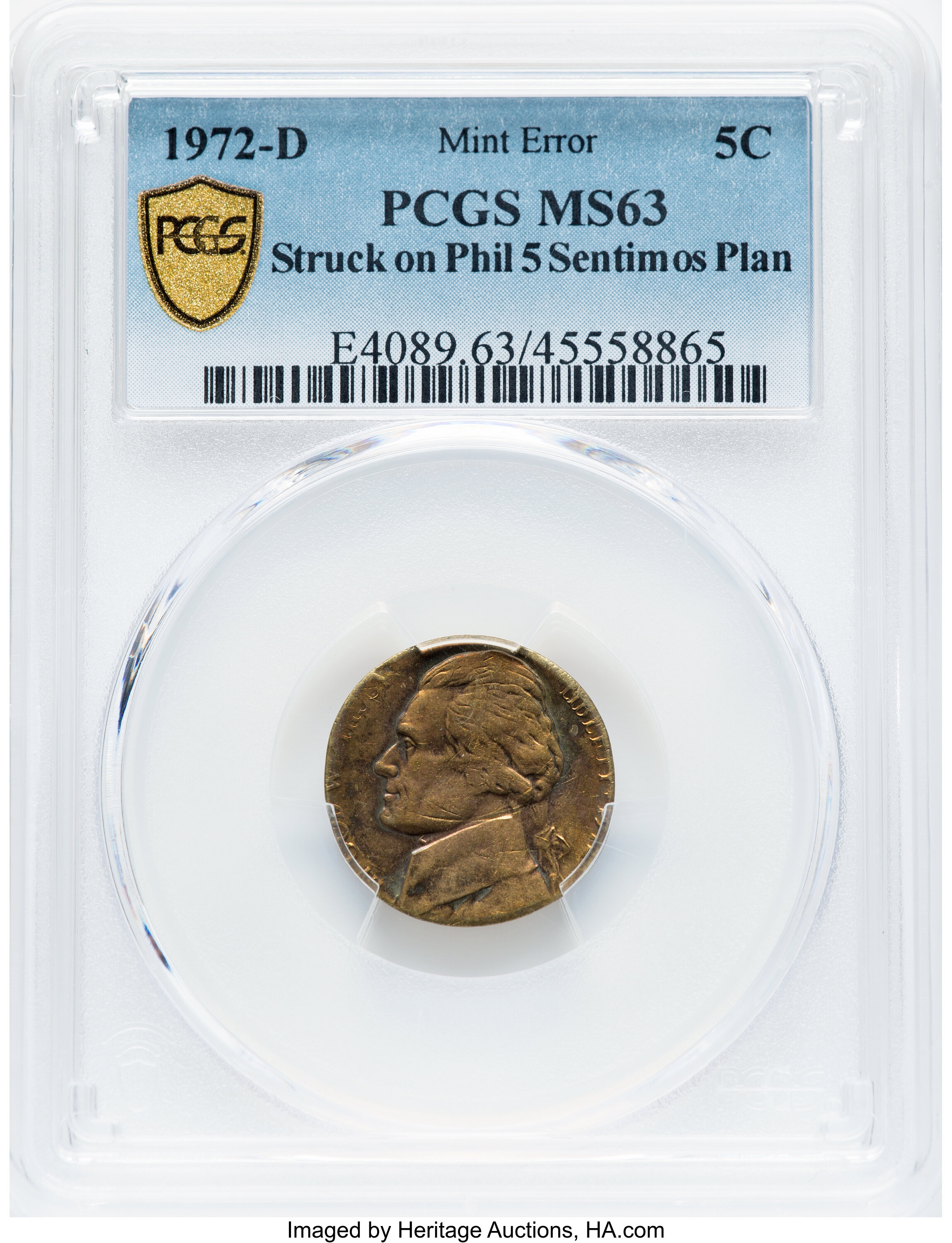 1972-D 5c MS60 thumbnail 18