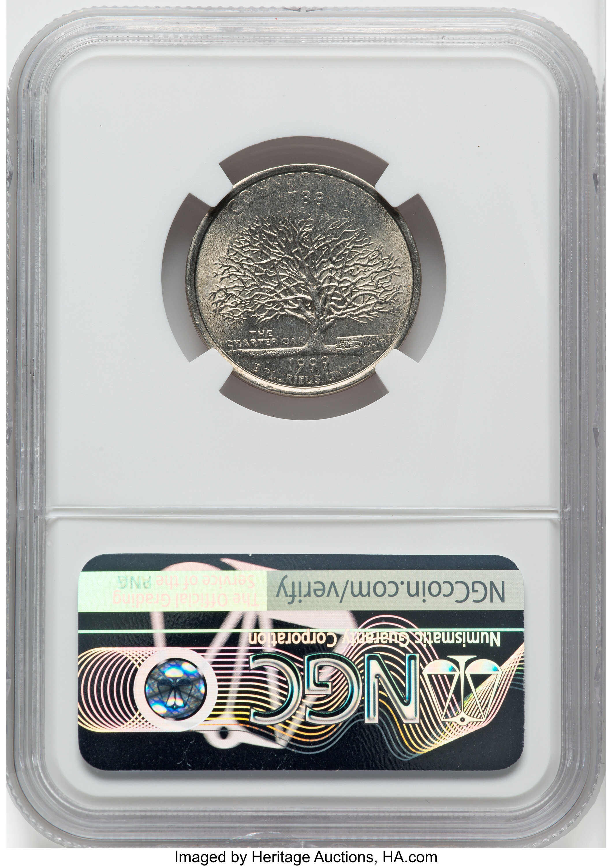 1999-P 25c Connecticut MS65 thumbnail 5