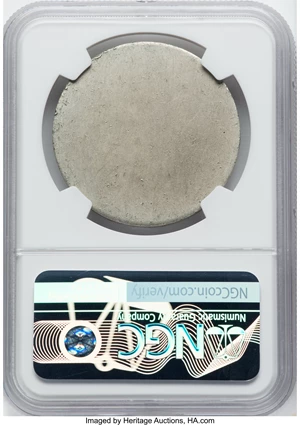 image for: No Date $1 -- 90% Silver, Blank (26.8 g) -- NGC....
