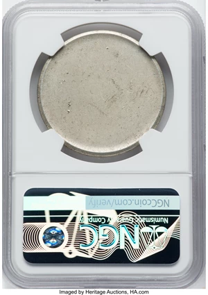 image for: No Date $1 -- 90% Silver, Planchet (26.8 g) -- NGC. ...