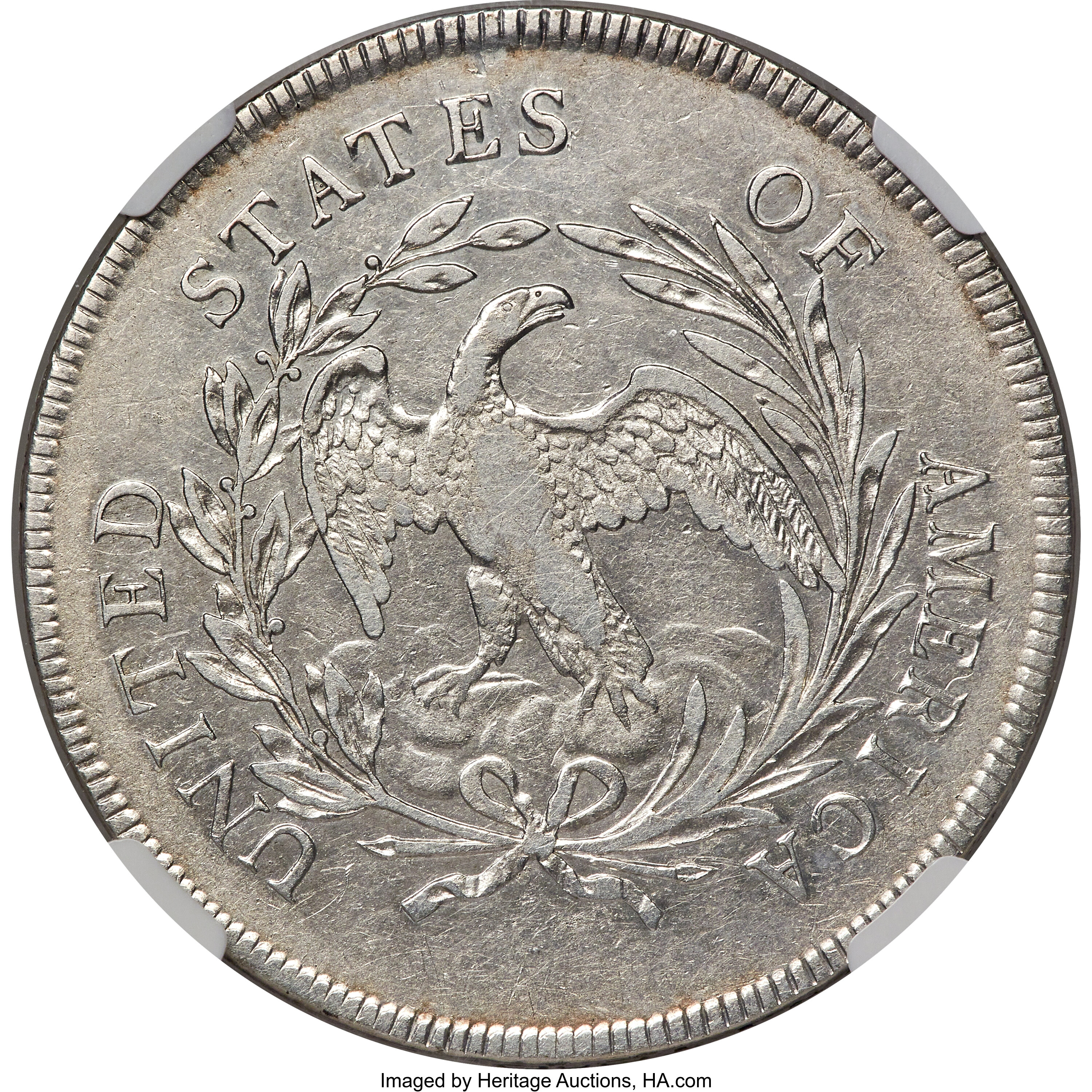 1796 $1  Small Date, Small Letters, B-2, BB-63 VF35 thumbnail 3