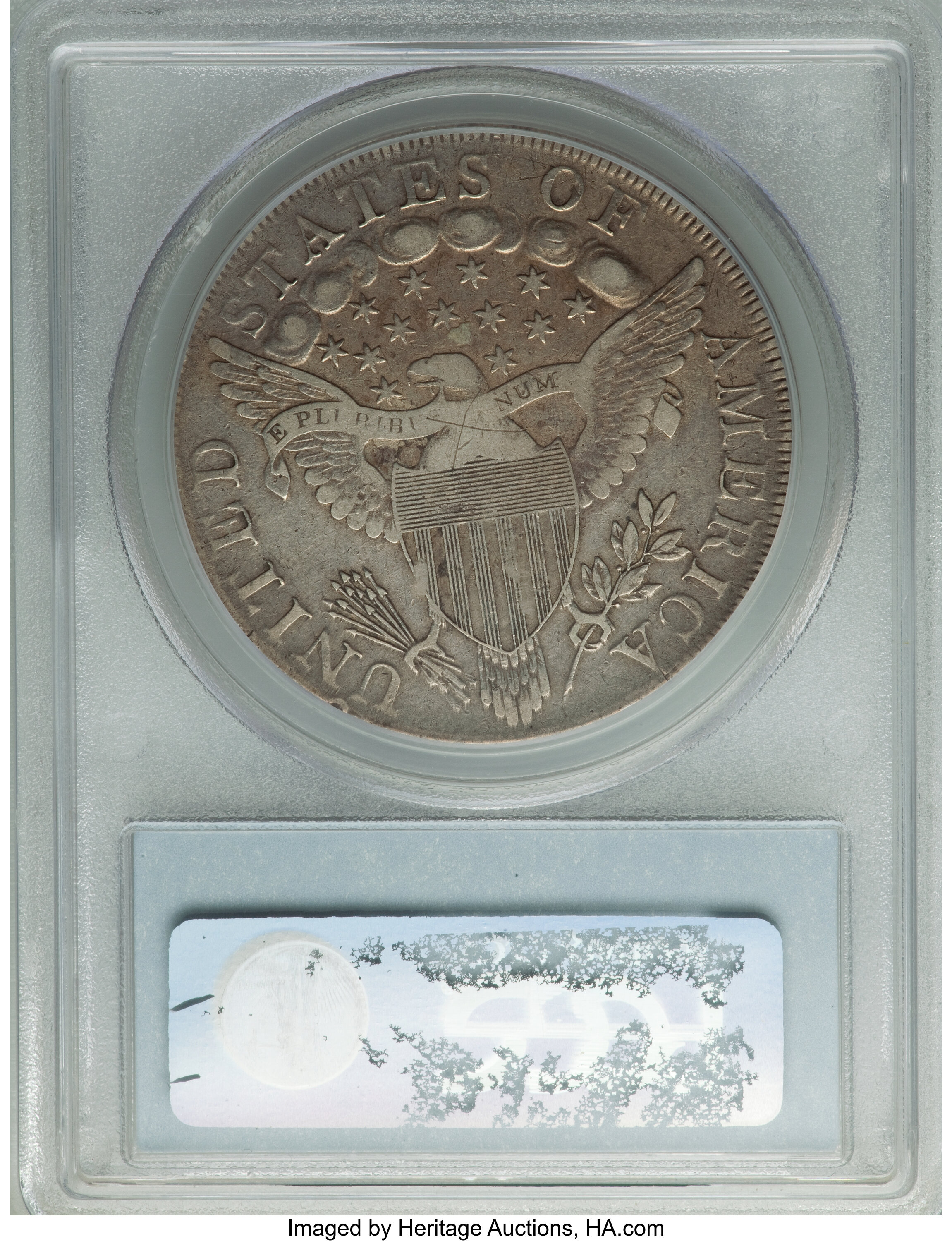 1798 $1  Large Eagle, Pointed 9, Close Date, B-27, BB-113 AG3 thumbnail 16