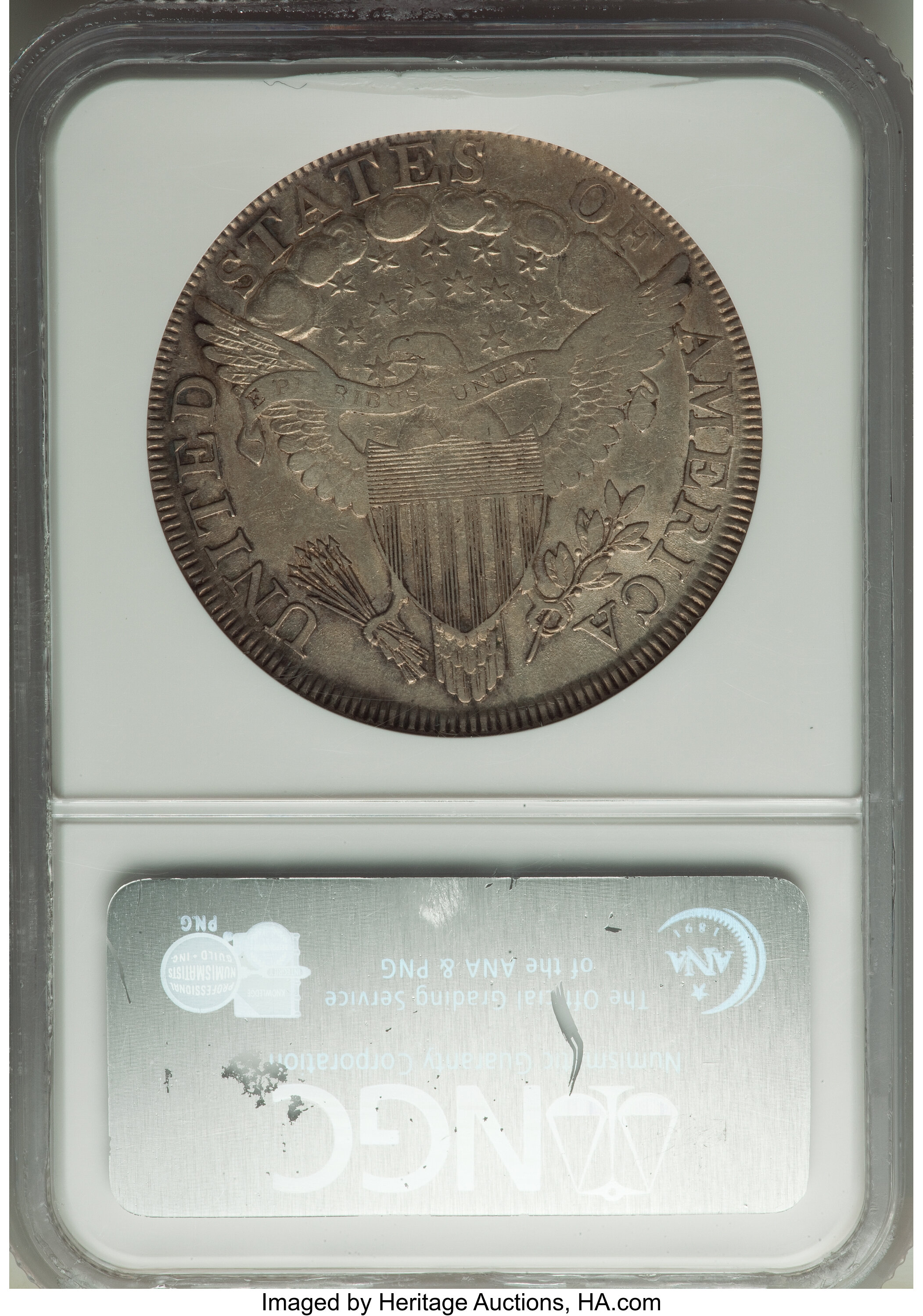 1799 $1  Irregular Date, 15 Stars, B-4, BB-153 VF35 CAC thumbnail 6