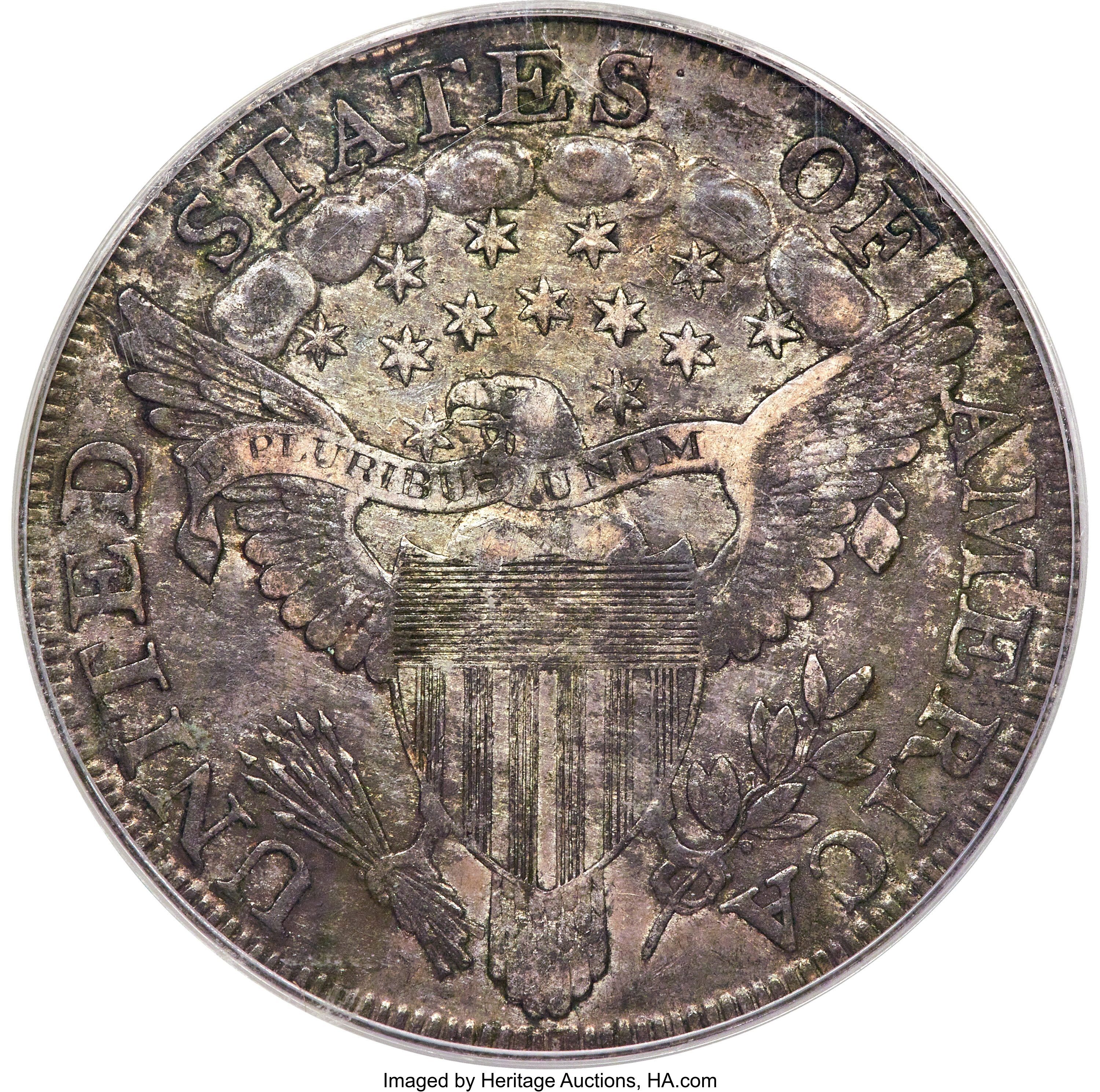 1801 $1  B-2, BB-212 VG10 CAC thumbnail 19