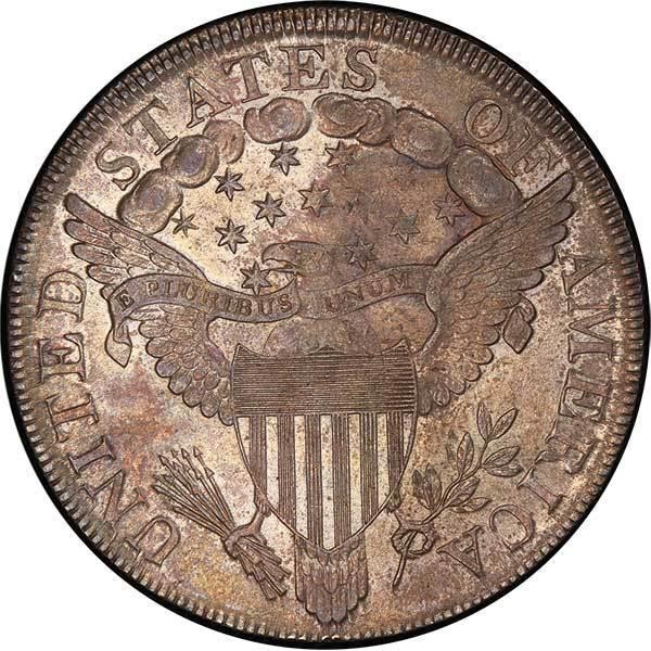 1799 $1  7x6 Stars, B-12, BB-160 MS62 thumbnail 2
