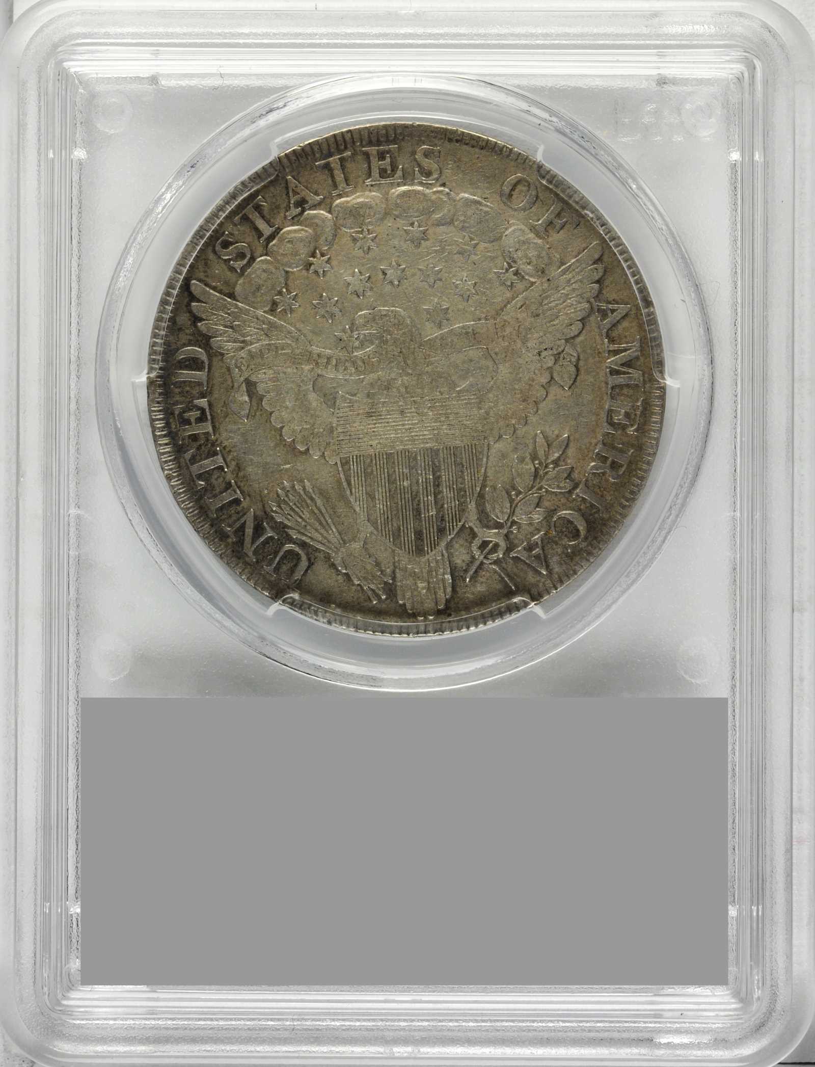 1800 $1  AMERICAI, B-19, BB-192 G4 CAC thumbnail 5