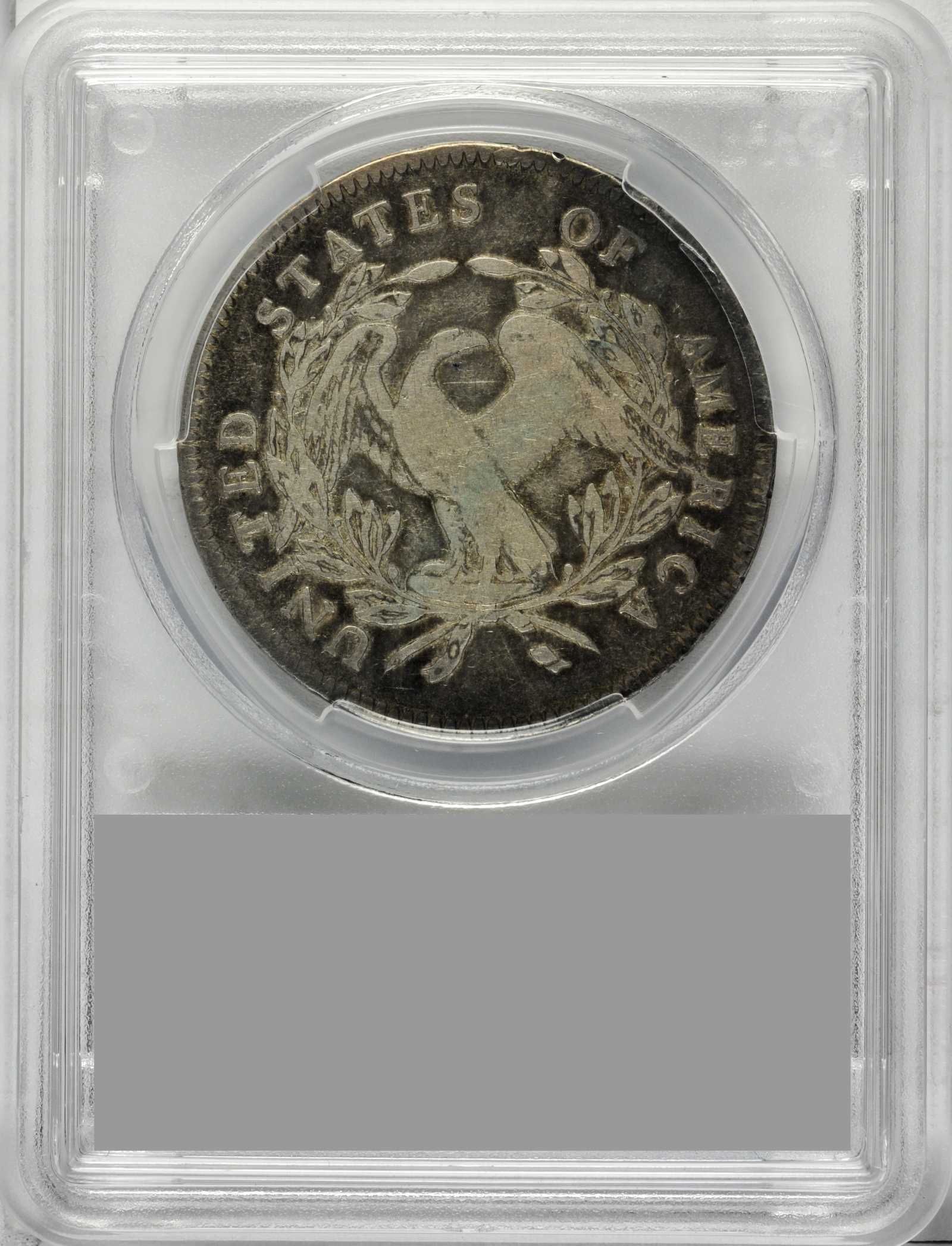 1795 $1  Flowing Hair, 3 Leaves, B-5, BB-27 P1 thumbnail 5