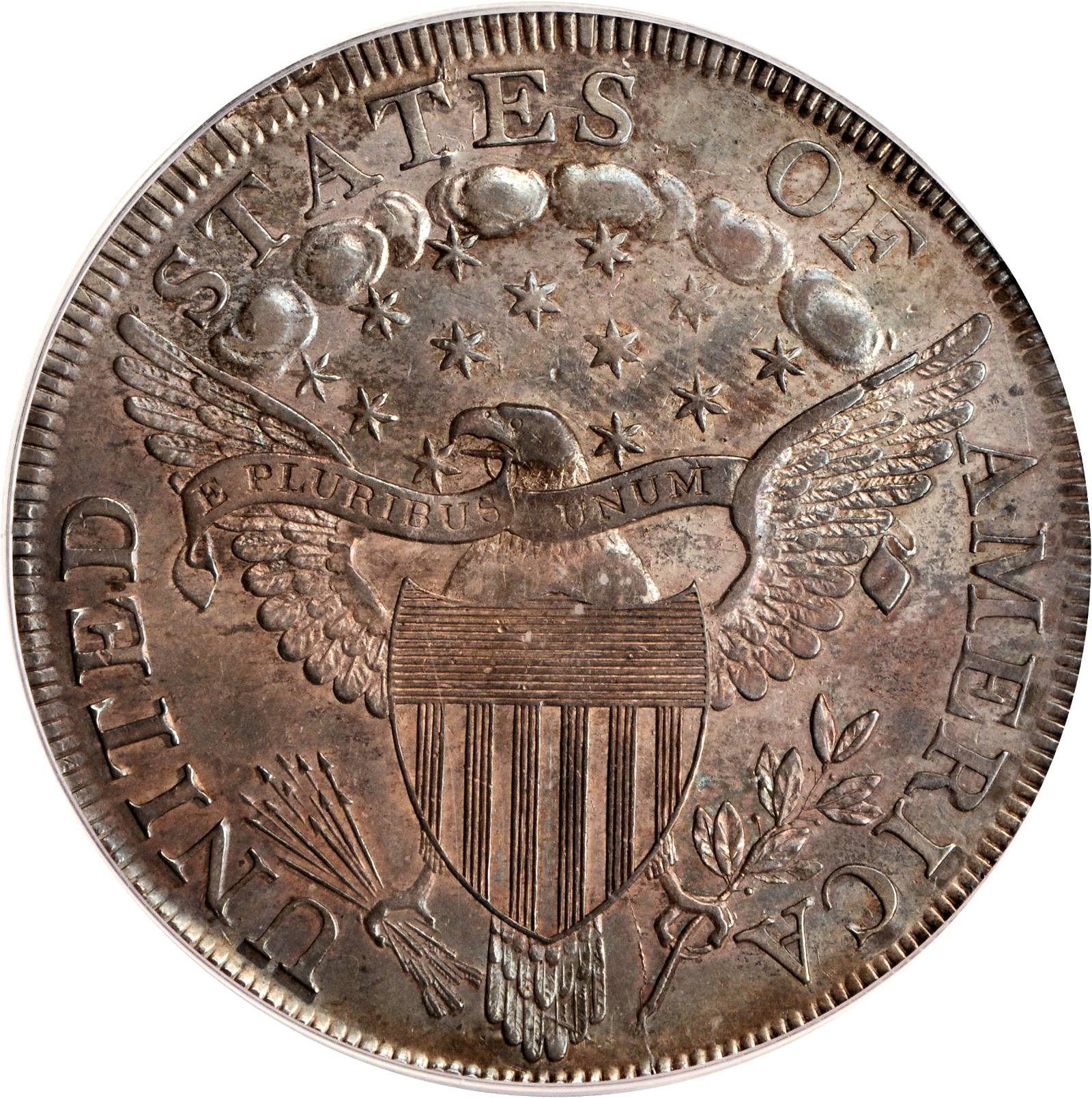1798 $1  Large Eagle, Pointed 9, Close Date, B-26, BB-114 F15 thumbnail 6
