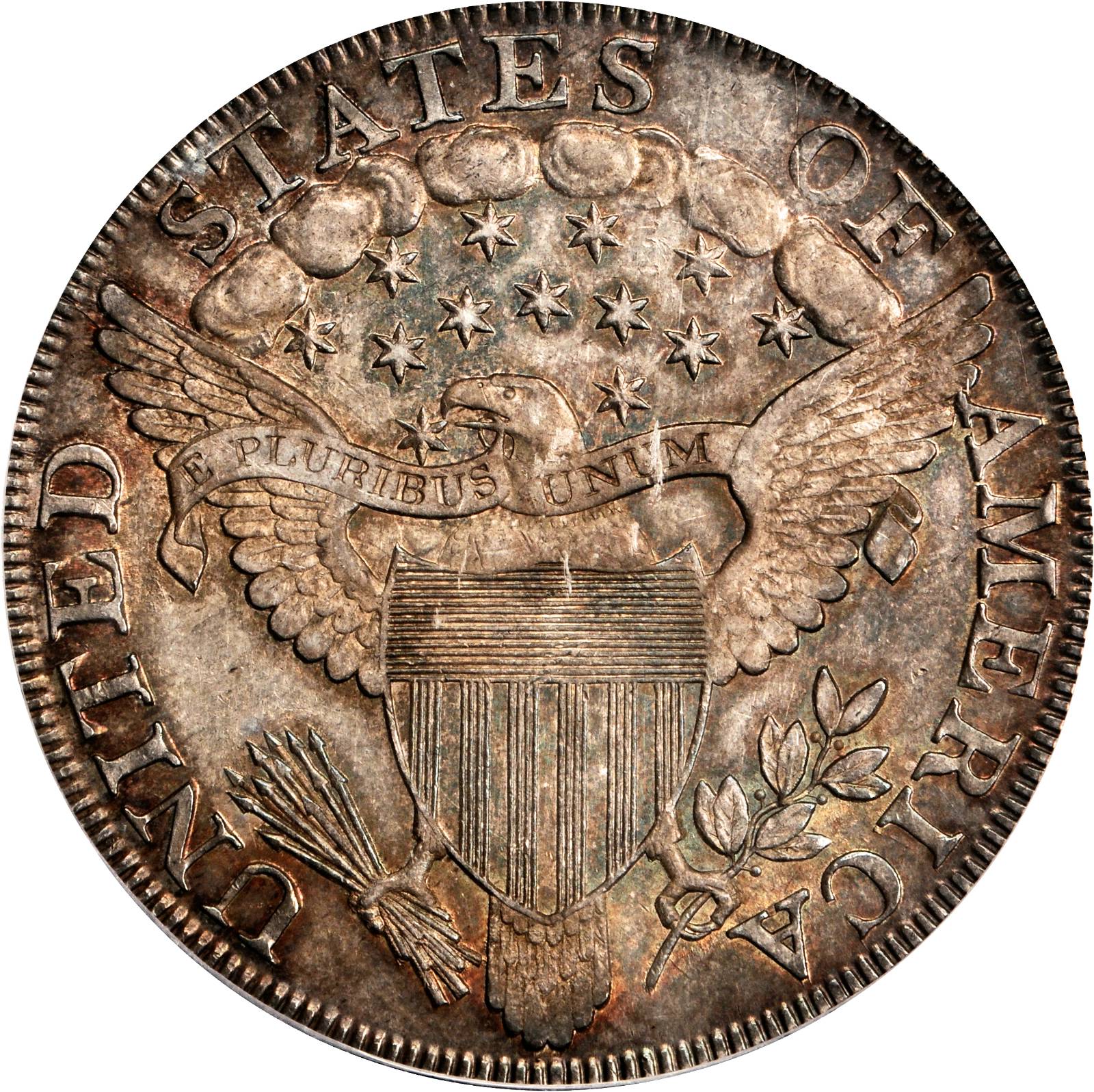 1801 $1  B-2, BB-212 MS62 CAC thumbnail 2
