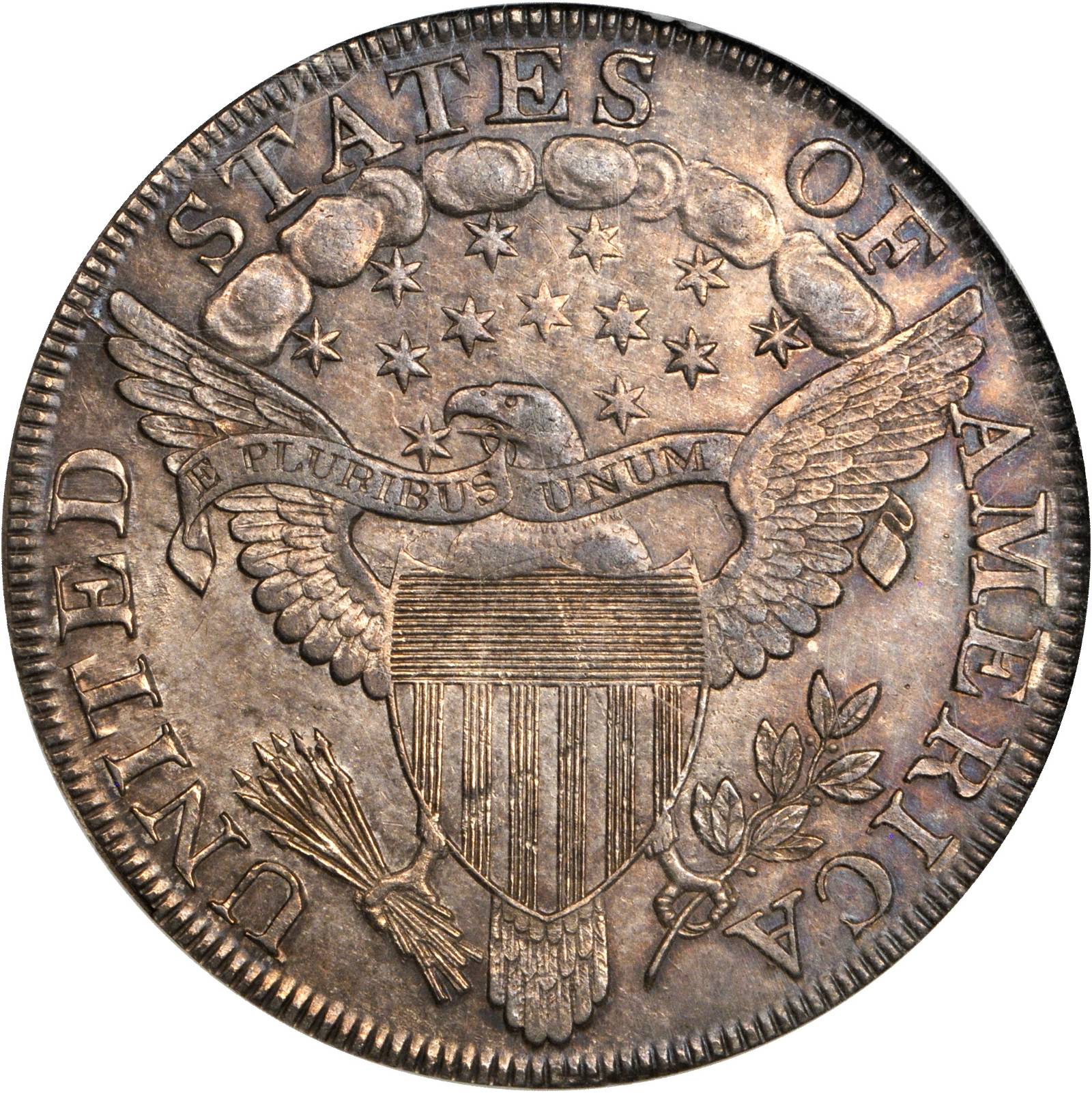 1803 $1  Small 3, B-4, BB-254 MS61 thumbnail 6