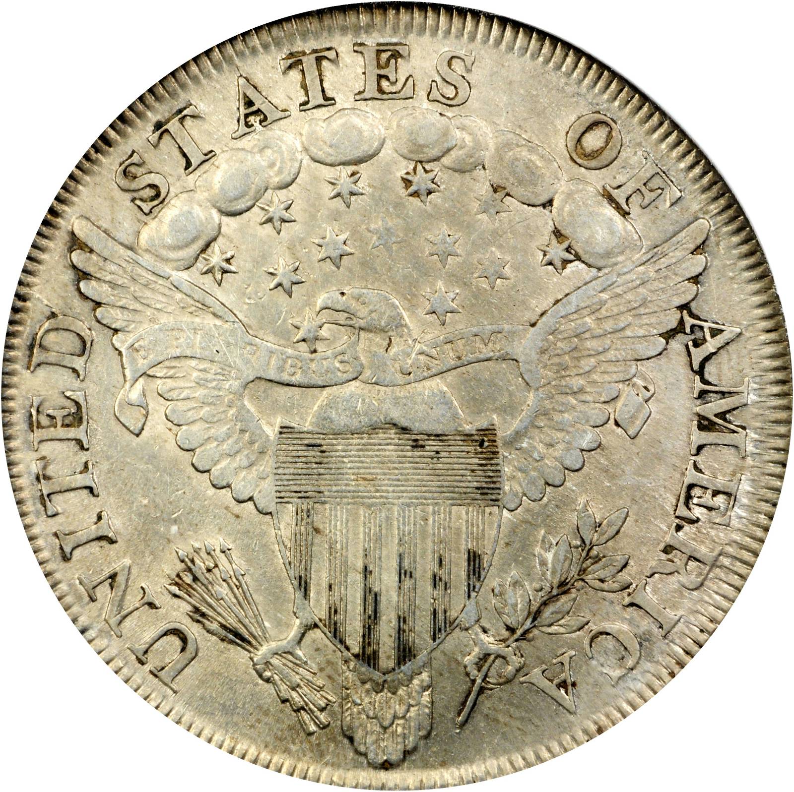 1799 $1  7x6 Stars, B-19, BB-155 AU53 thumbnail 6