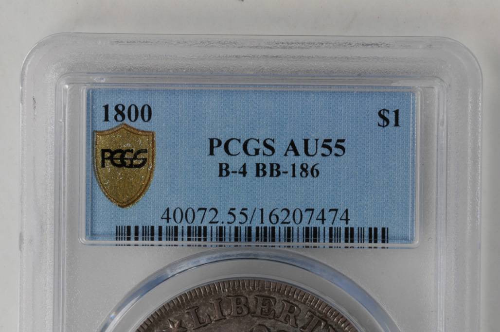 1800 $1  B-4, BB-186 MS64 thumbnail 13