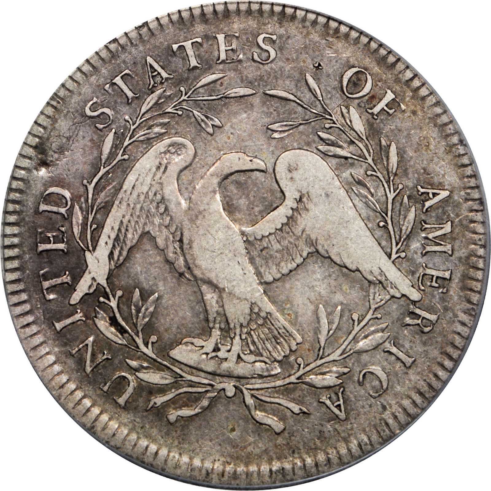 1795 $1  Flowing Hair, Silver Plug, 2 Leaves, B-9, BB-13 VF25 CAC thumbnail 6