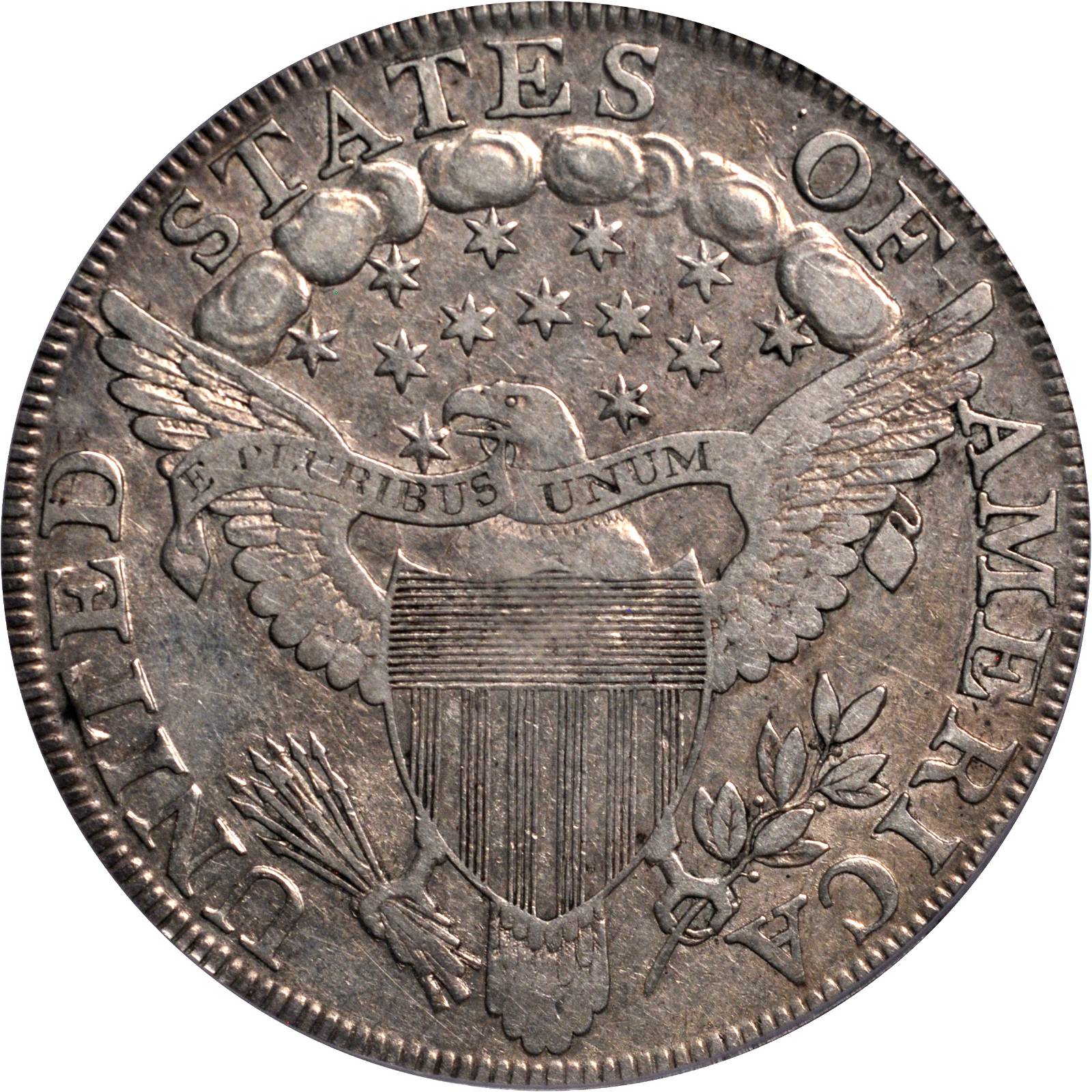 1801 $1  B-2, BB-212 VG10 CAC thumbnail 8