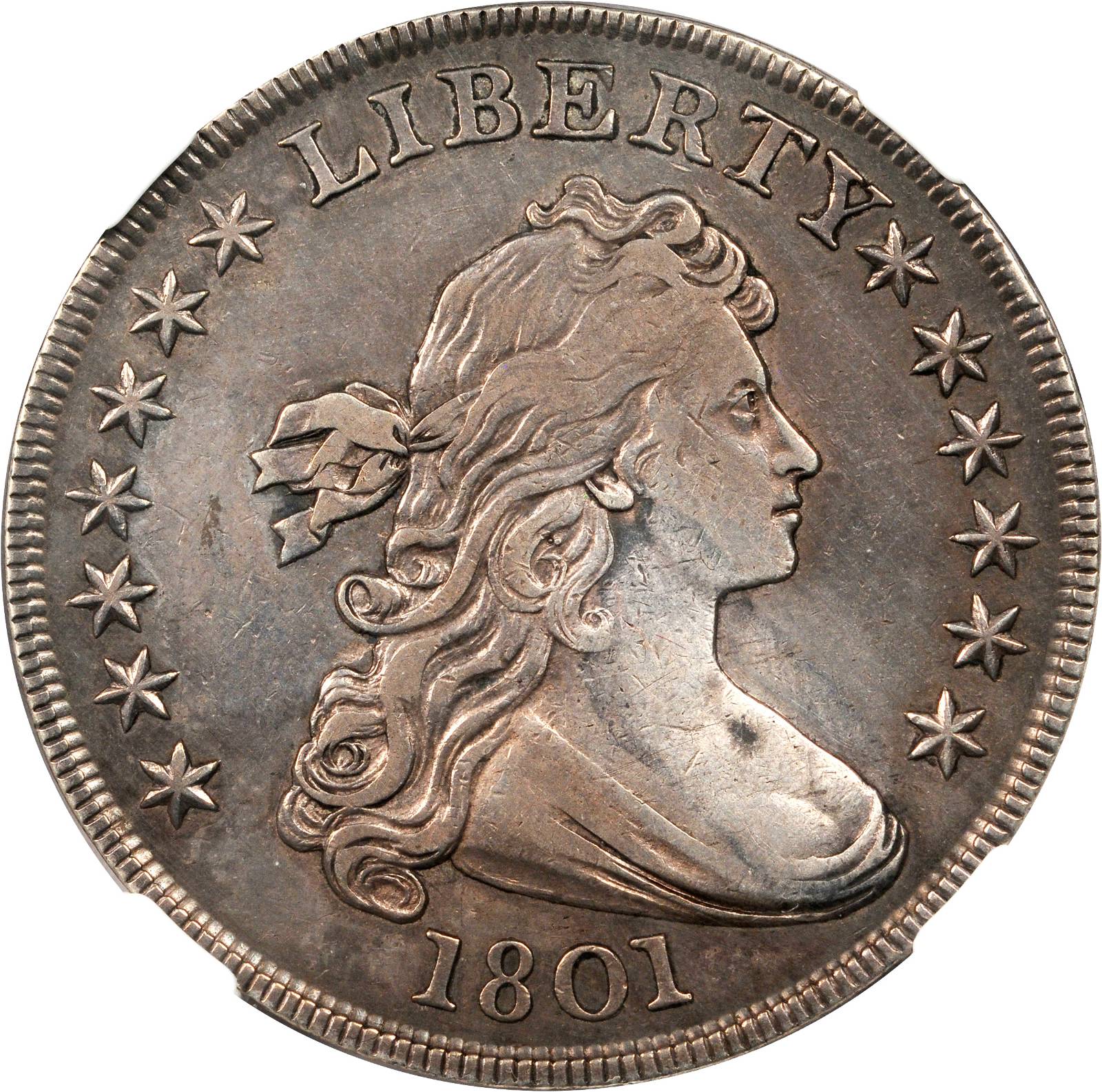 1801 $1  B-1, BB-211 AG3 CAC thumbnail 5