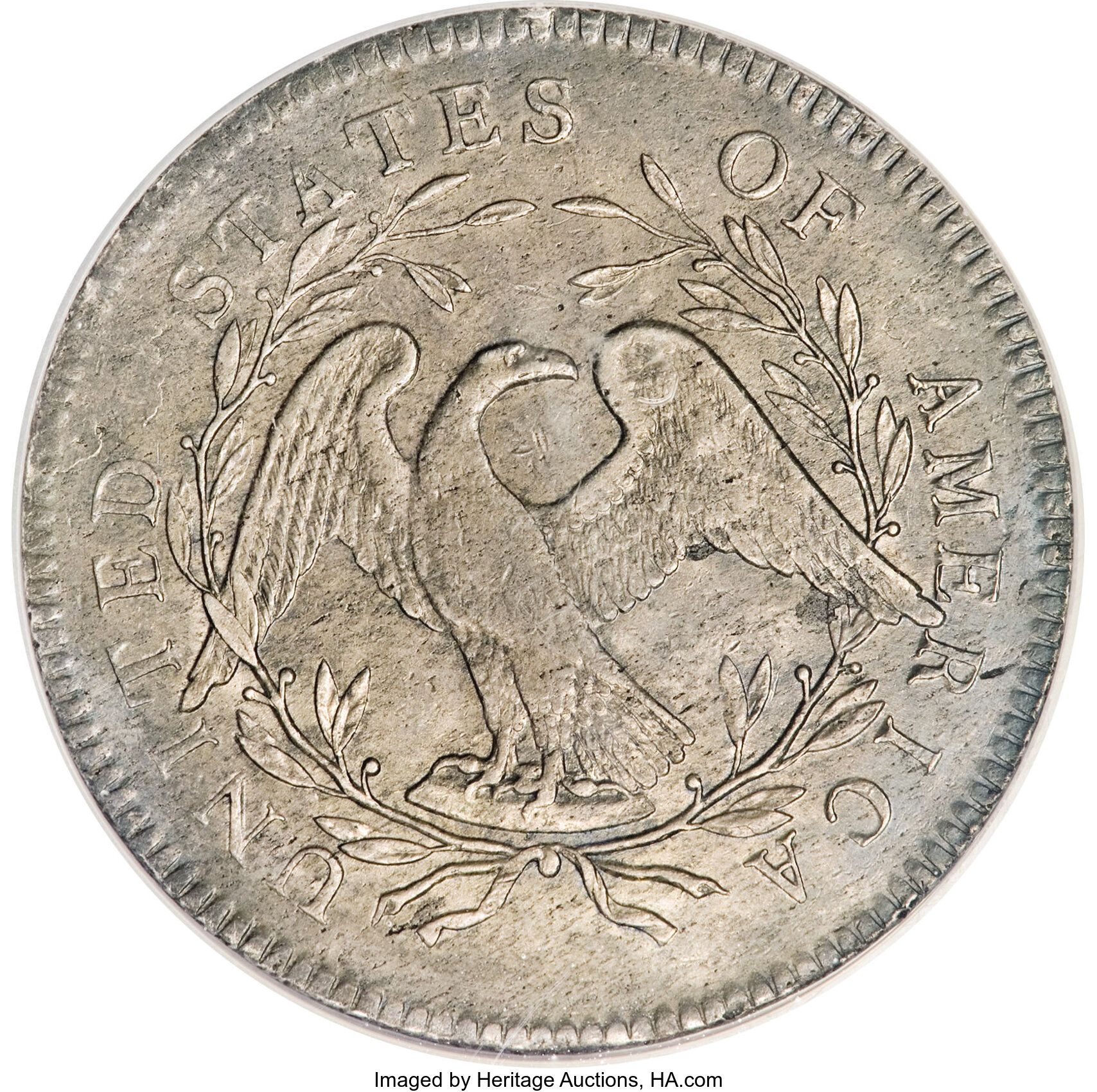 1795 $1  Flowing Hair, 2 Leaves, B-9, BB-13 MS66 thumbnail 21