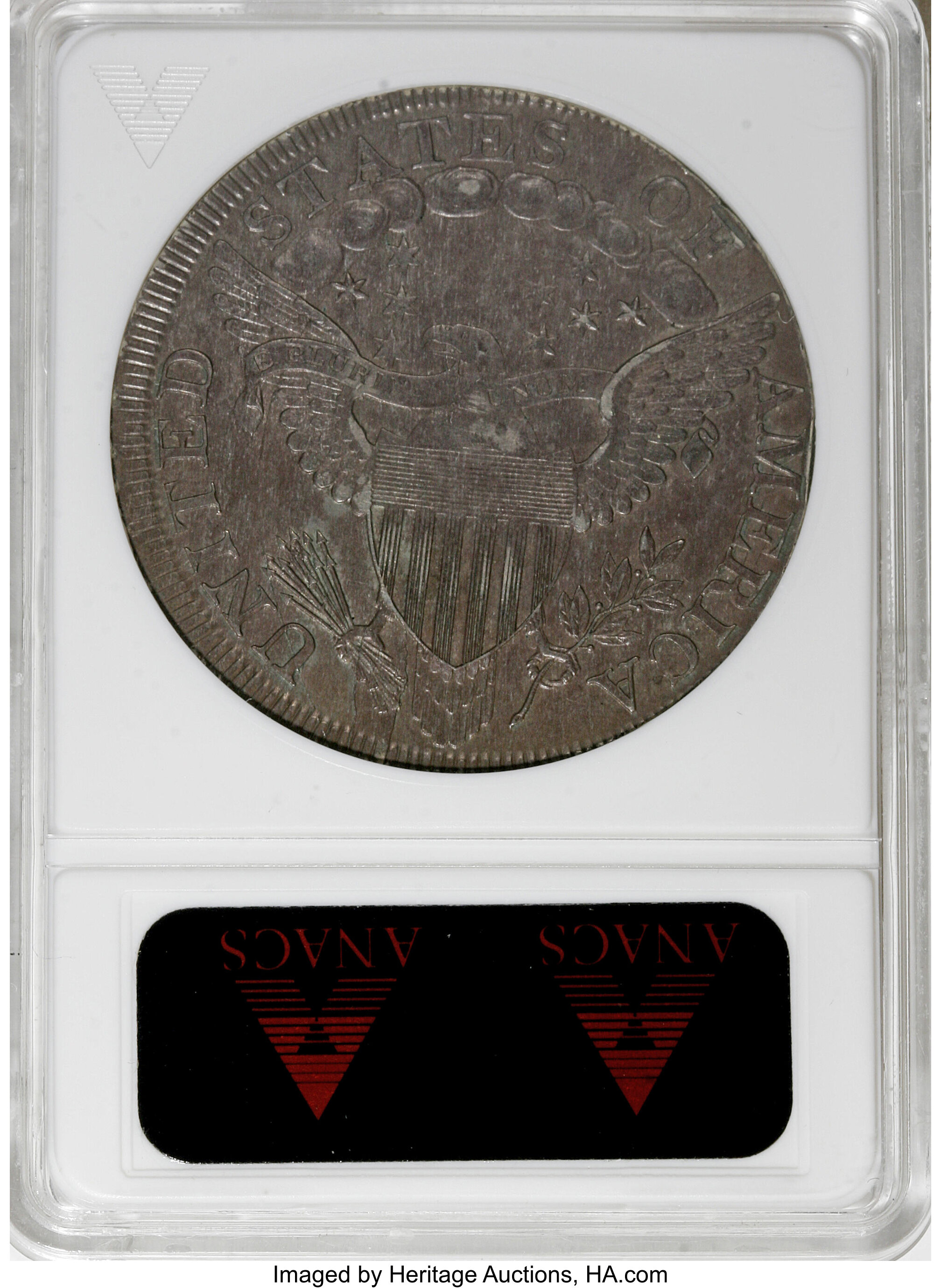 1798 $1  Large Eagle, Pointed 9, Close Date, B-28, BB-118 MS63 thumbnail 18