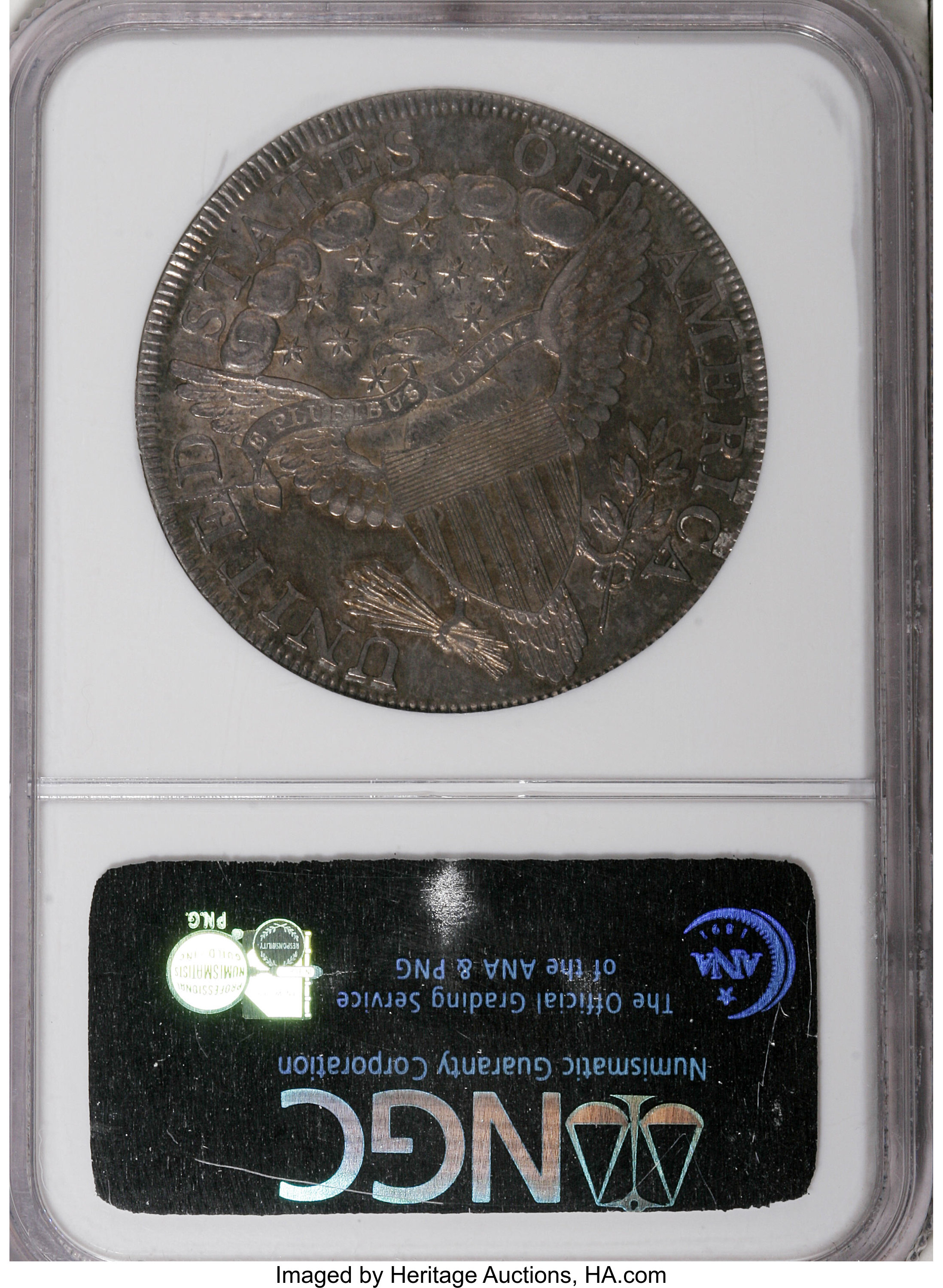1799 $1  7x6 Stars, B-18, BB-154 AU58 thumbnail 4