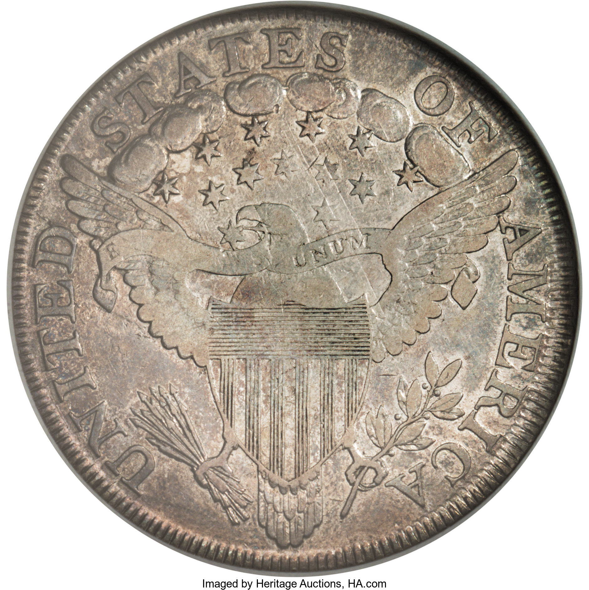 1799 $1  7x6 Stars, B-19, BB-155 VG10 thumbnail 16