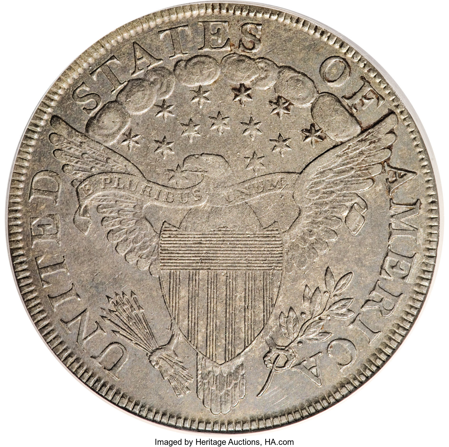 1799 $1  7x6 Stars, B-10, BB-163 MS66 CAC thumbnail 25