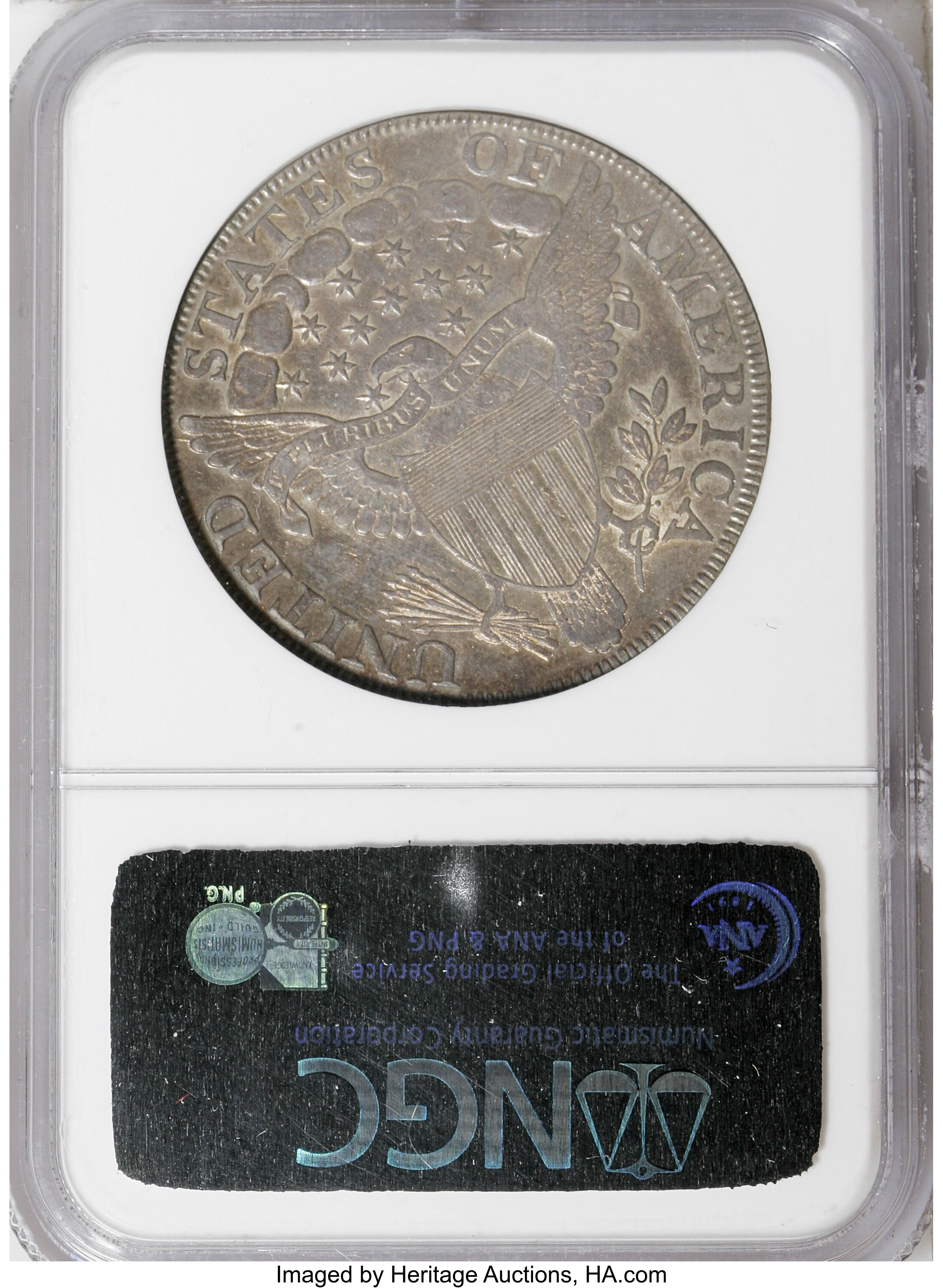 1801 $1  B-2, BB-212 MS62 CAC thumbnail 4