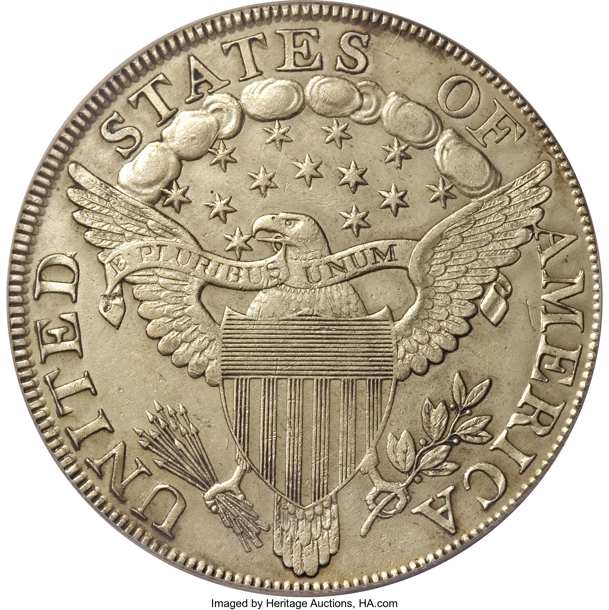1801 $1  B-4, BB-214 AU53 CAC thumbnail 11
