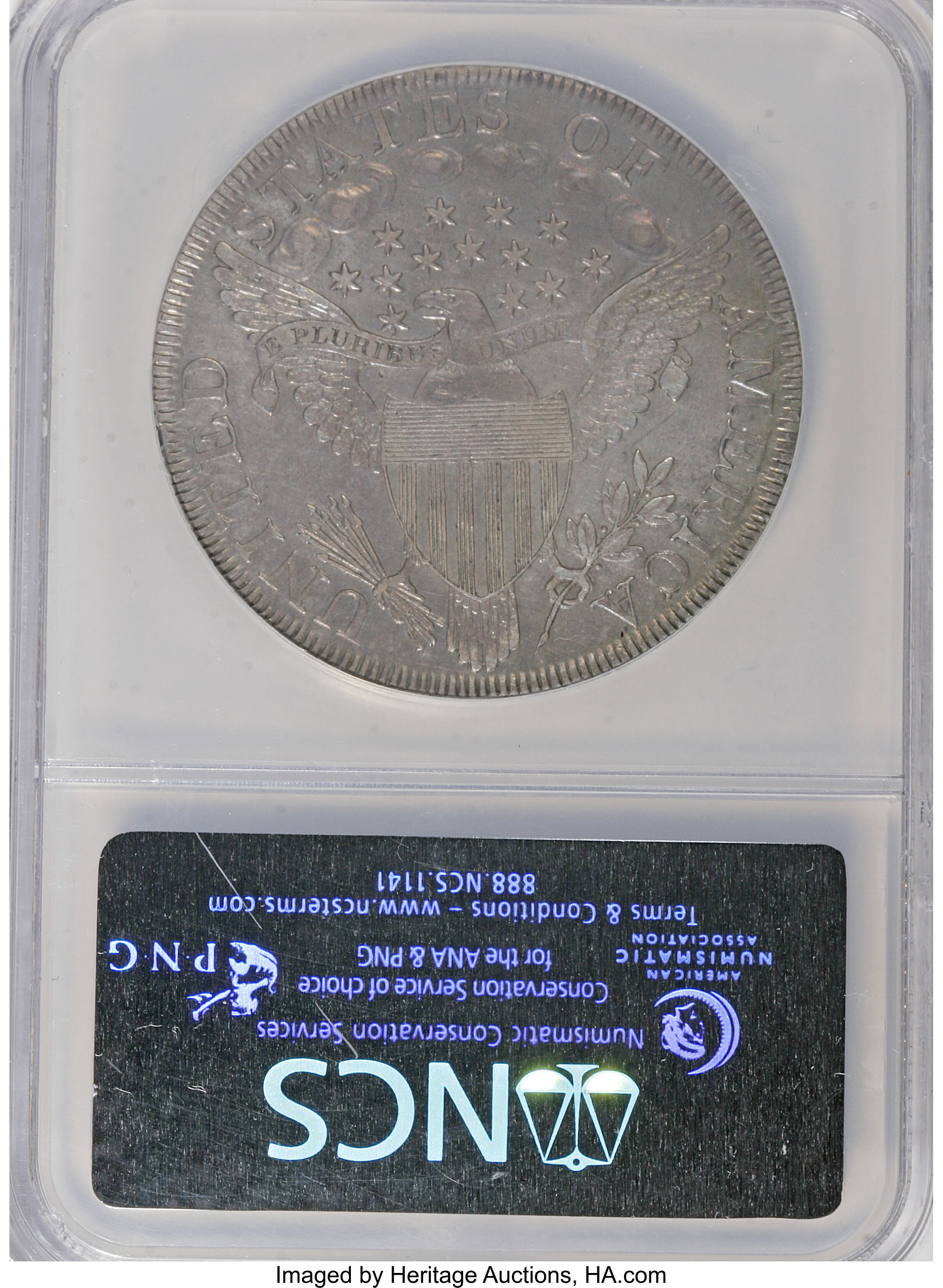 1798 $1  Large Eagle, Pointed 9, Wide Date, B-19, BB-106 VG10 thumbnail 21