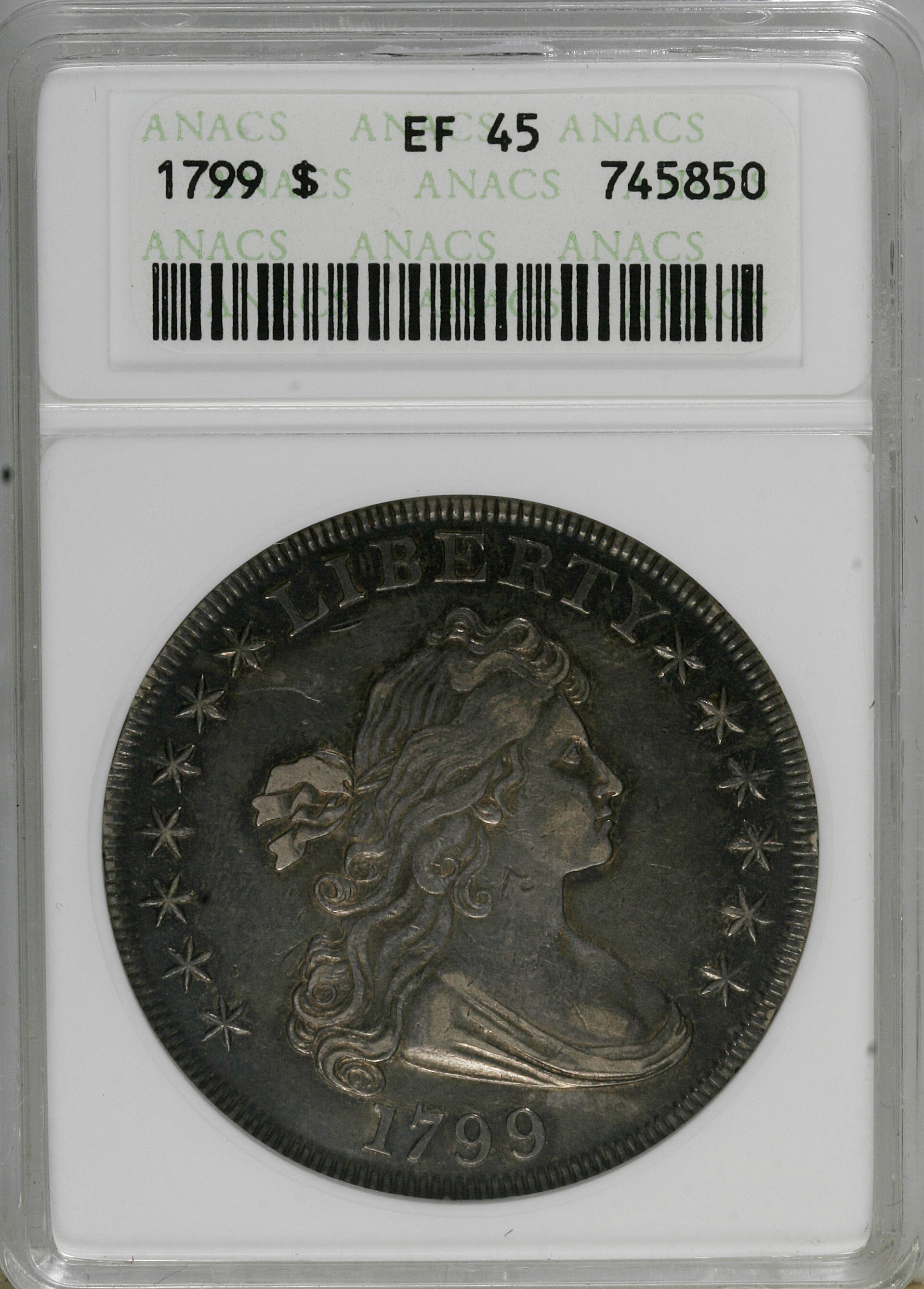 1799 $1  7x6 Stars, B-7, BB-156 VF35 thumbnail 20