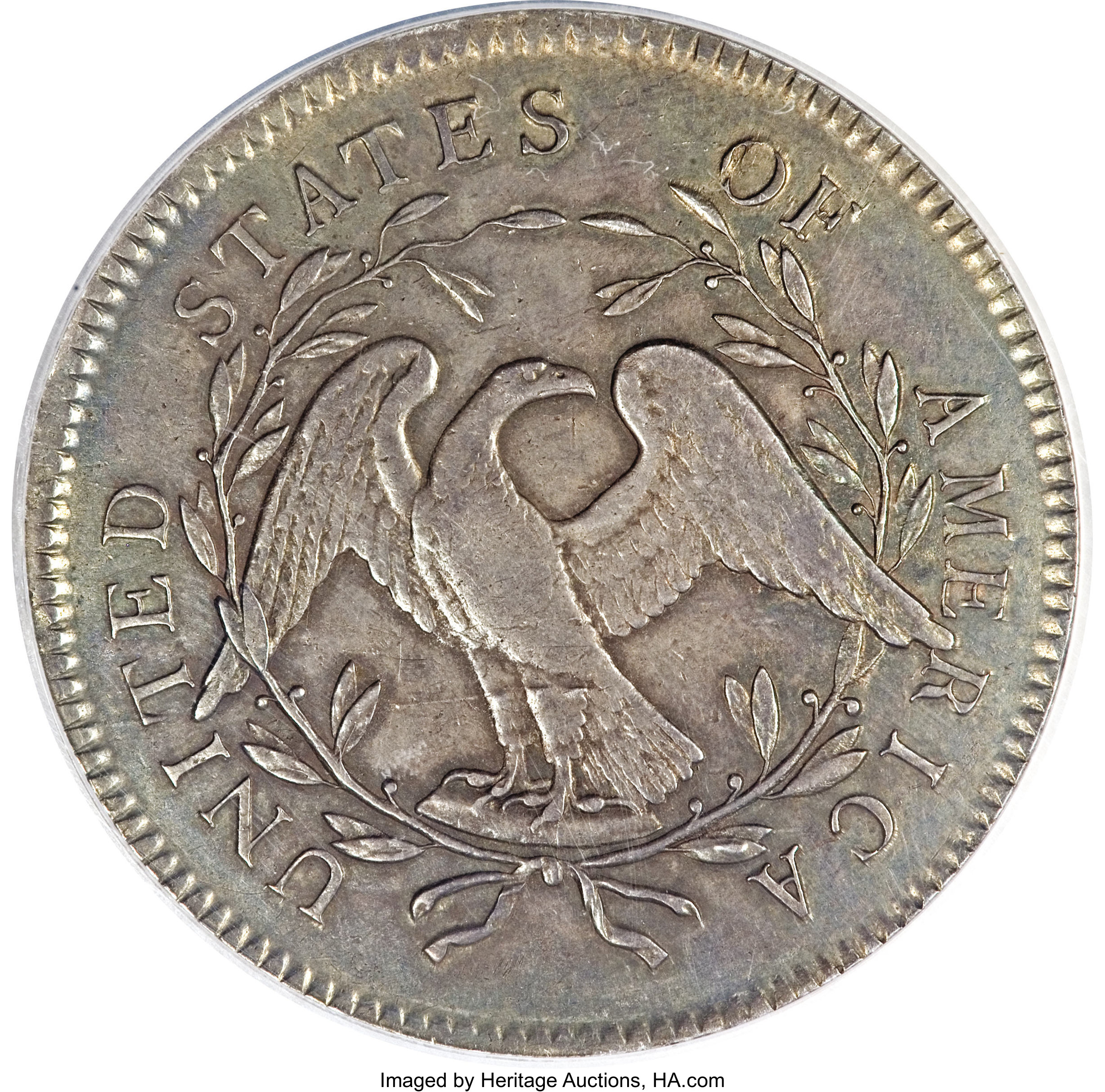 1795 $1  Flowing Hair, 2 Leaves, B-2, BB-20 MS66 thumbnail 23
