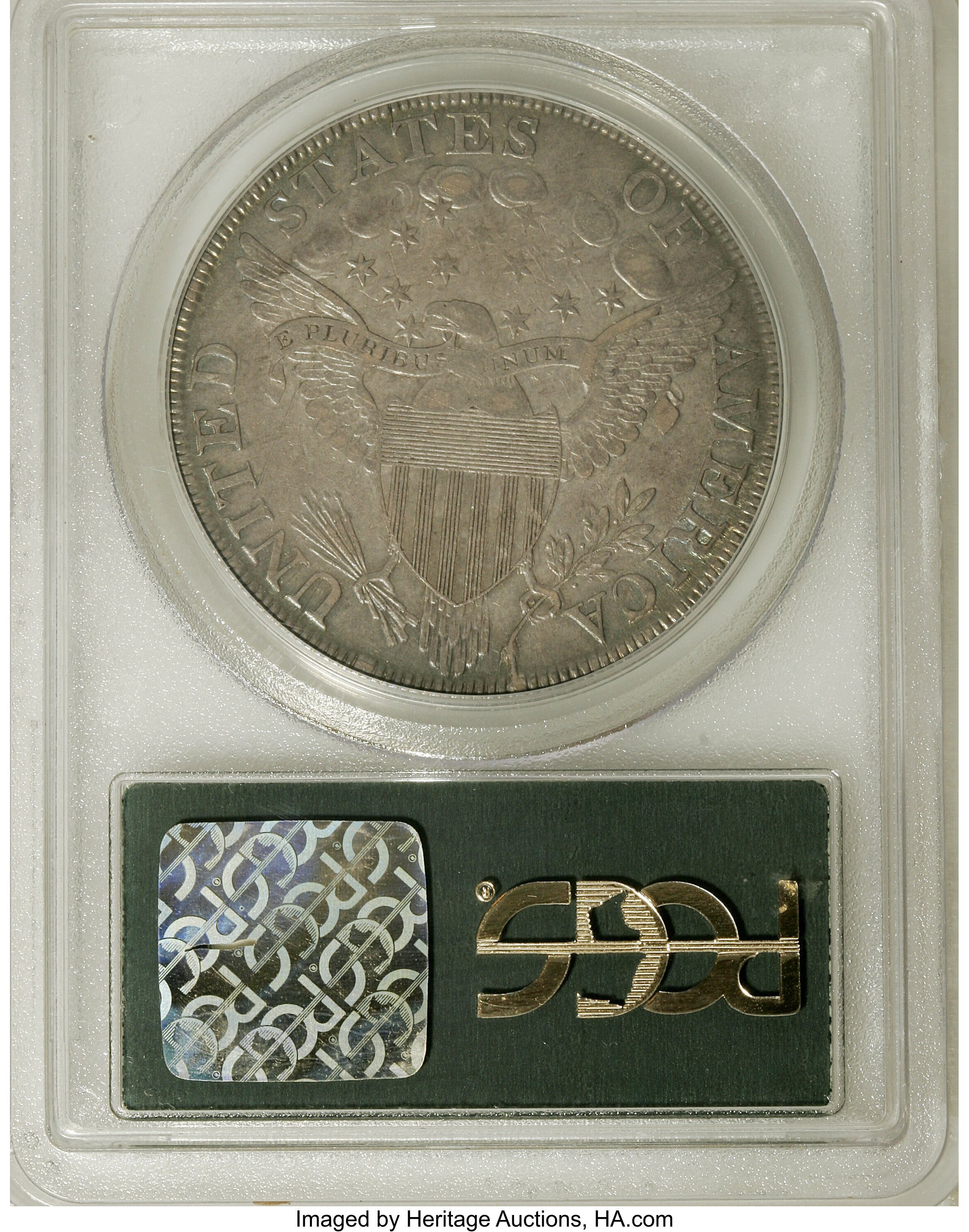 1798 $1  Large Eagle, Pointed 9, 5 Berries, B-24, BB-124 XF40 thumbnail 6