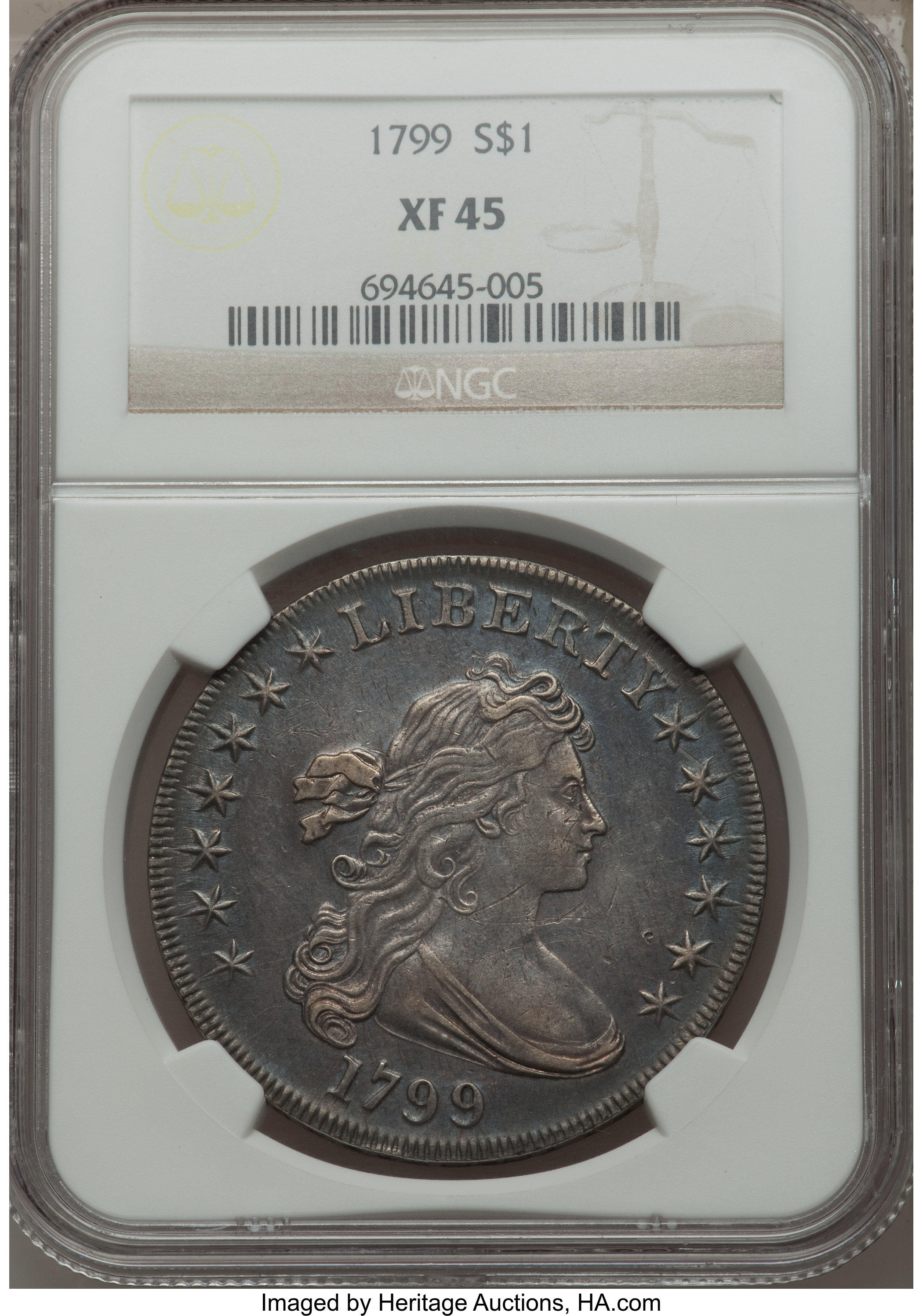 1799 $1  7x6 Stars, B-6, BB-162 XF45 thumbnail 12