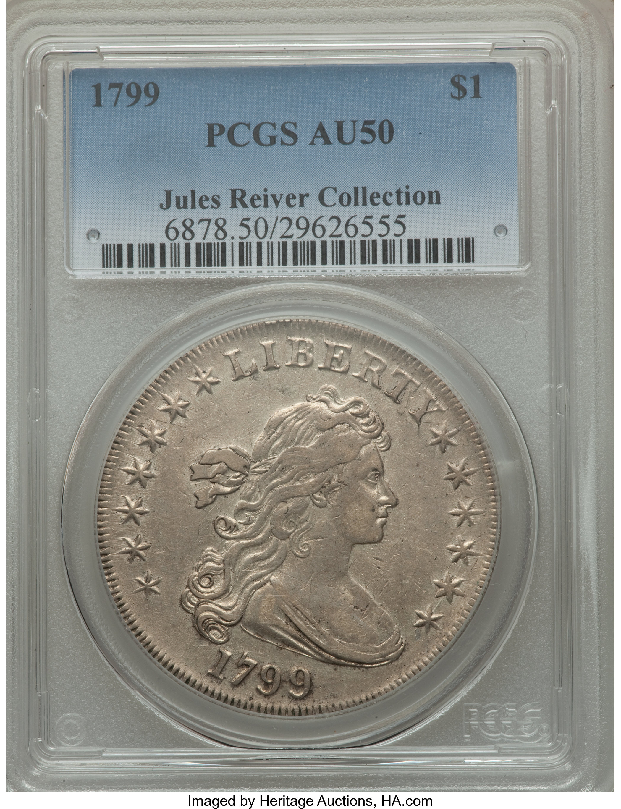1799 $1  7x6 Stars, B-6, BB-162 MS64 thumbnail 18