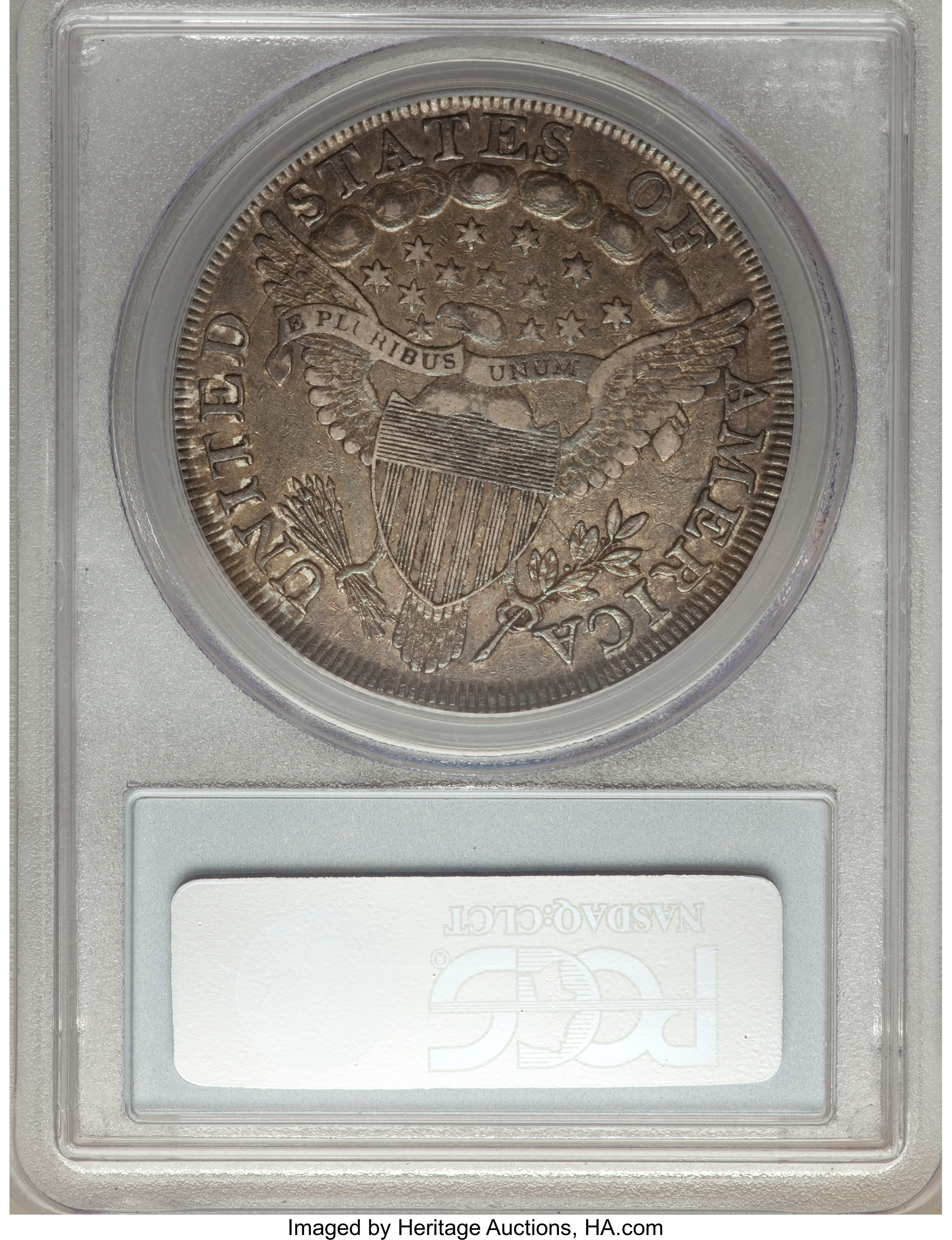 1798 $1  Large Eagle, Pointed 9, Close Date, B-30, BB-116 MS60 CAC thumbnail 10