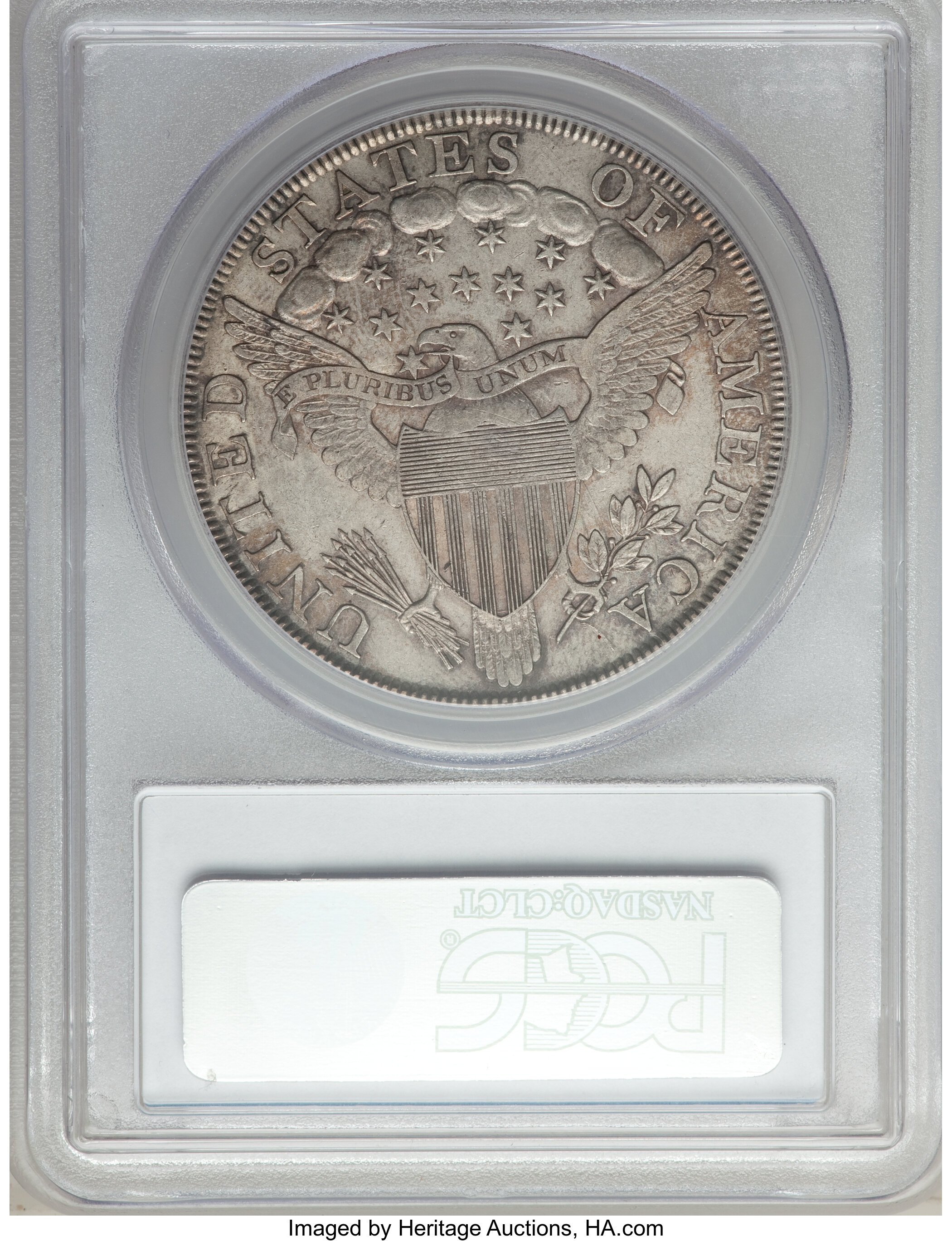 1800 $1  Wide Date, Low 8, AMERICAI, B-11, BB-191 AU50 thumbnail 5