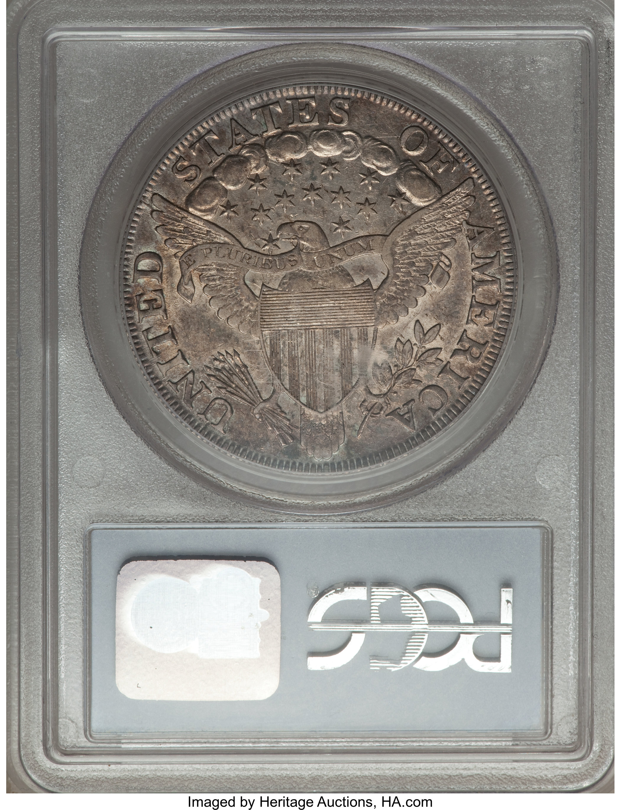 1801 $1  B-2, BB-212 AU53 CAC thumbnail 4