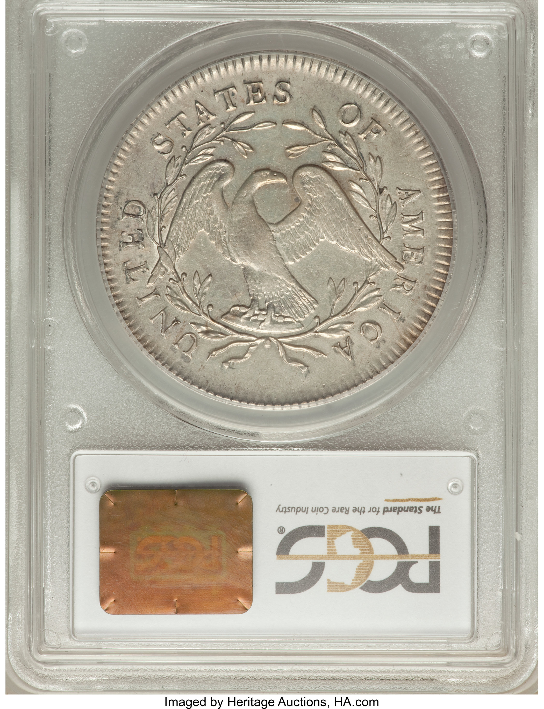 1795 $1  Flowing Hair, 2 Leaves, B-9, BB-13 MS66 thumbnail 12