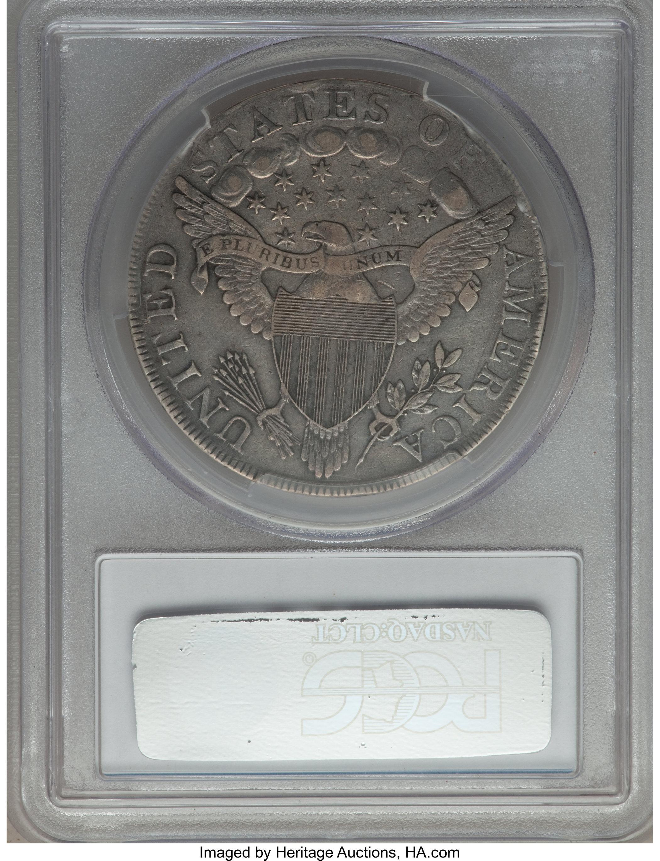 1798 $1  Large Eagle, Pointed 9, Wide Date, B-16, BB-110 F15 thumbnail 21