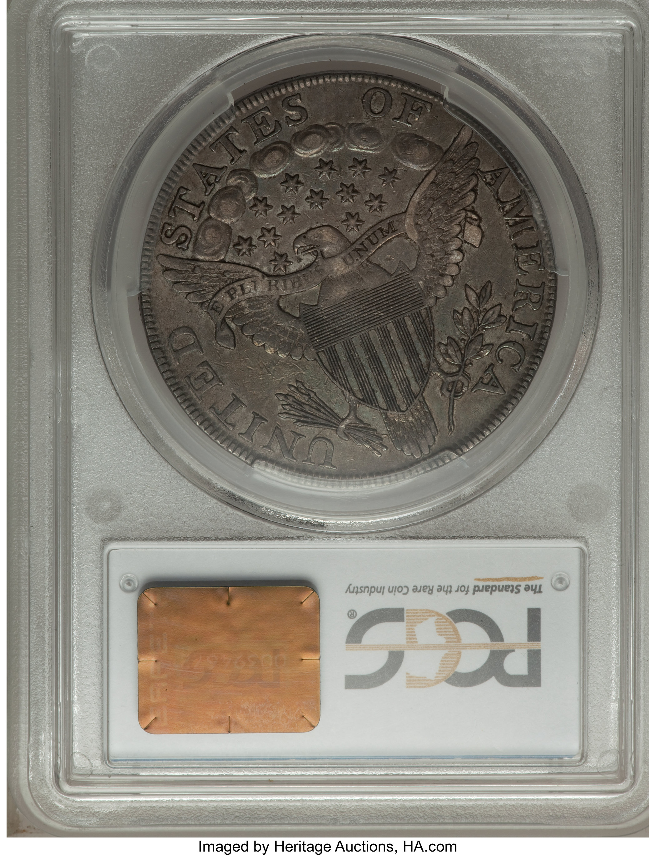 1798 $1  Large Eagle, Pointed 9, 10 Arrows, B-21, BB-107 AU58 thumbnail 19