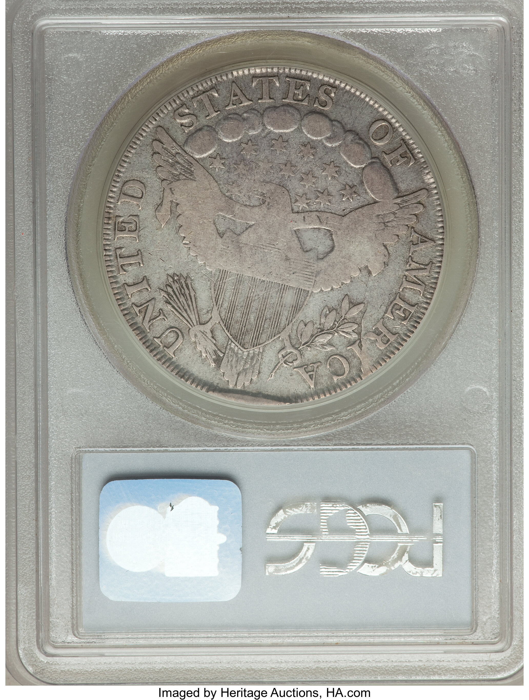 1798 $1  Large Eagle, Pointed 9, Wide Date, B-20, BB-102 F15 thumbnail 4
