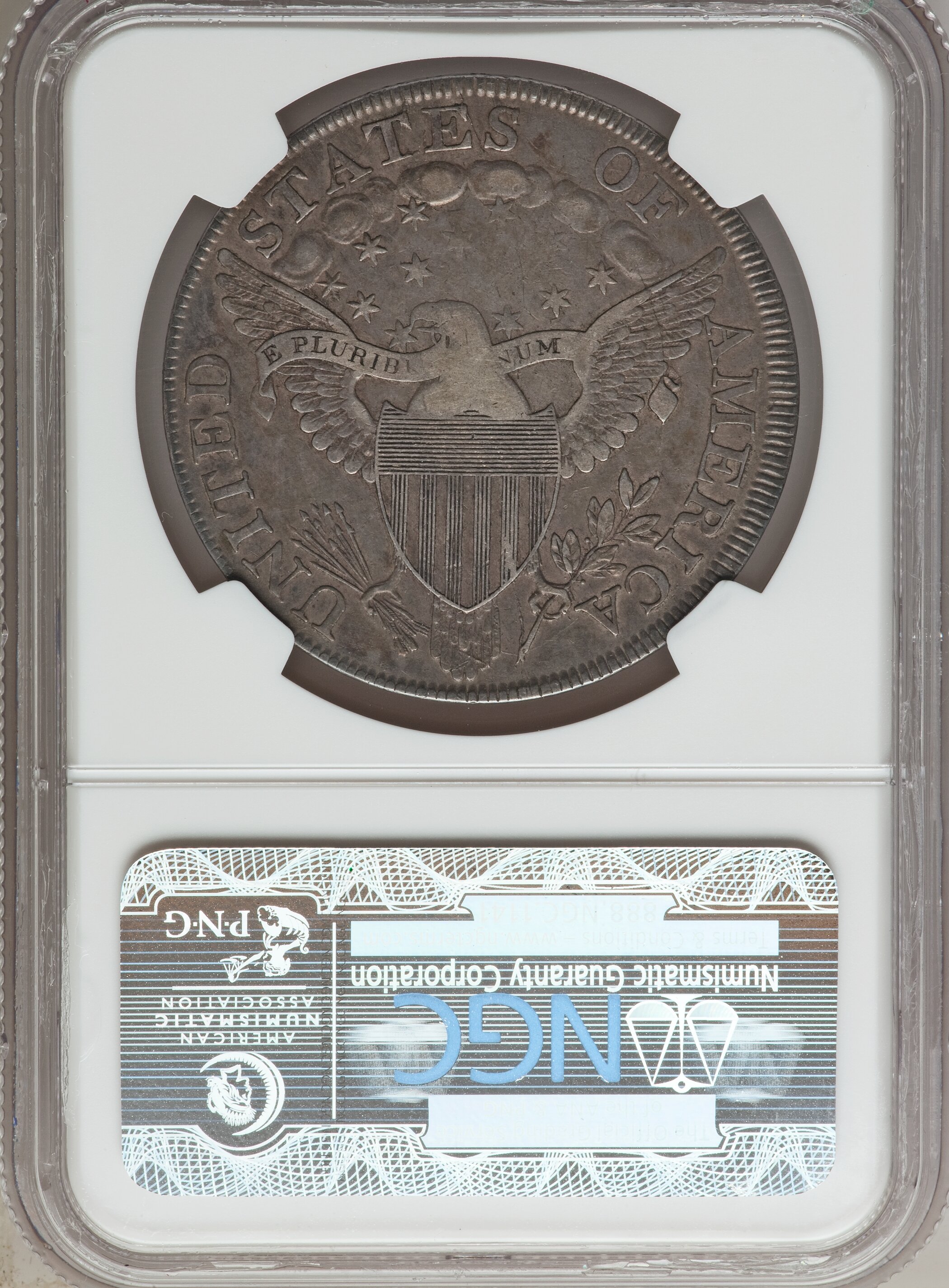 1798 $1  Large Eagle, Pointed 9, Close Date, B-26, BB-114 F15 thumbnail 13