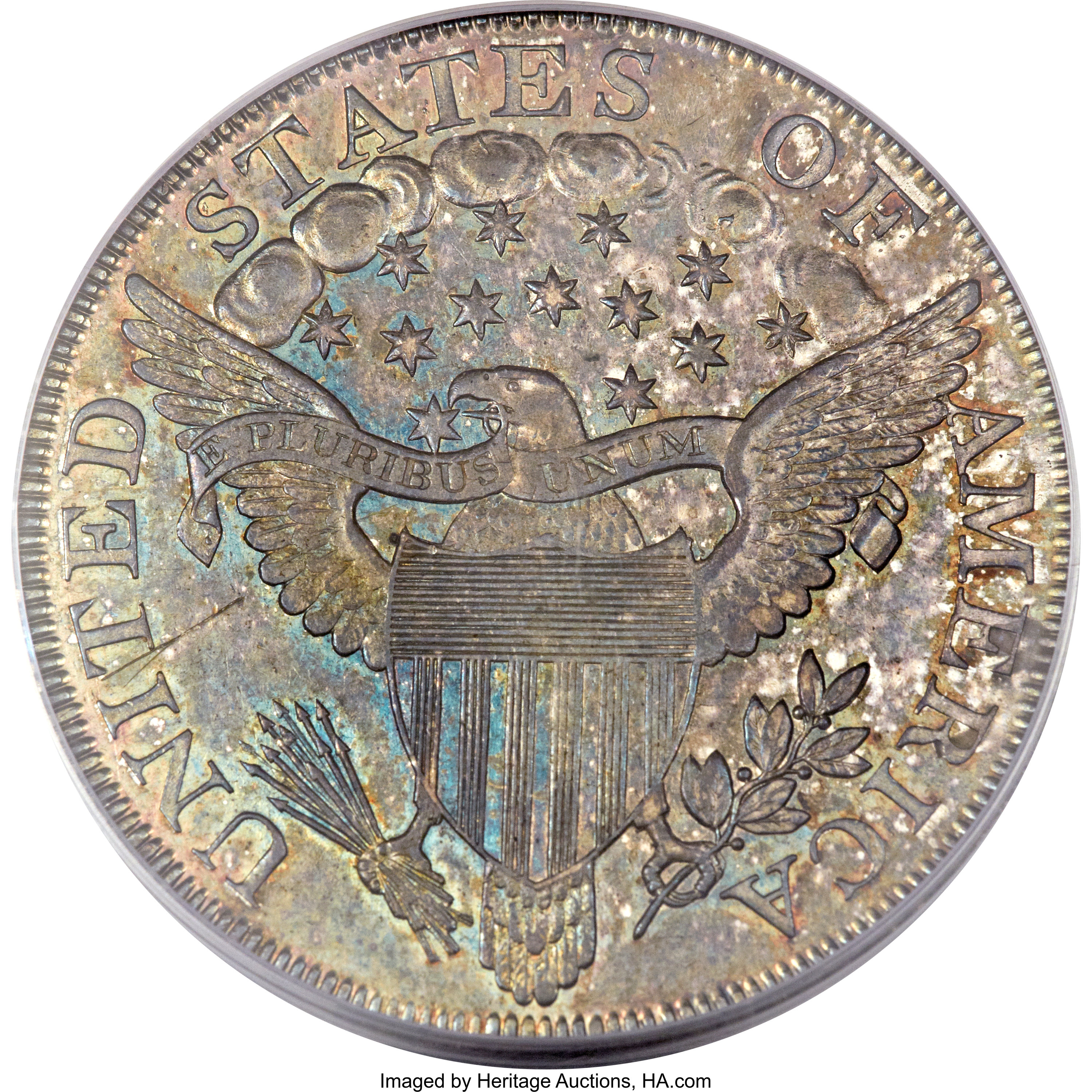 1800 $1  Wide Date, Low 8 MS60 thumbnail 7
