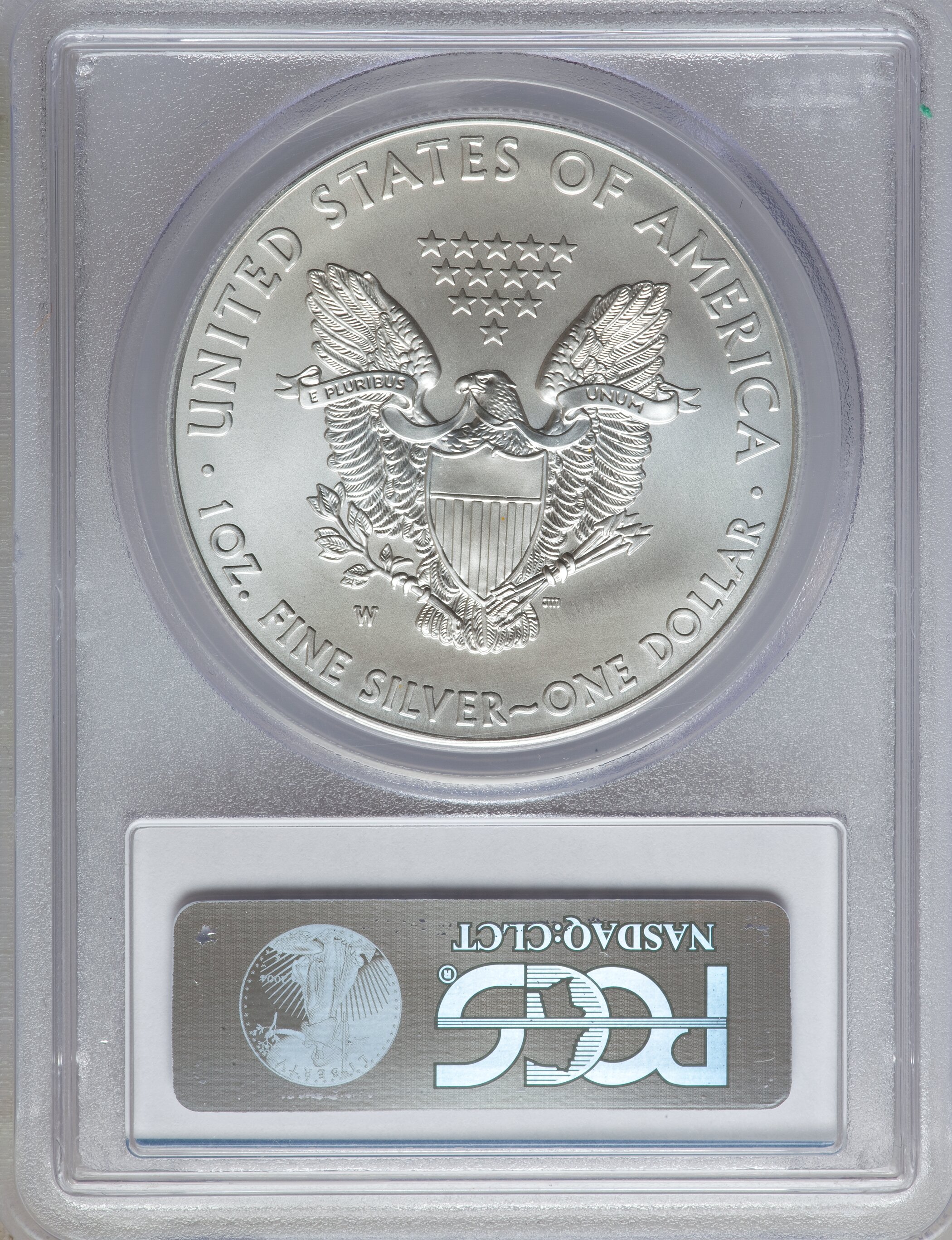 2012-W $1  Silver Eagle, Burnished MS66 thumbnail 22