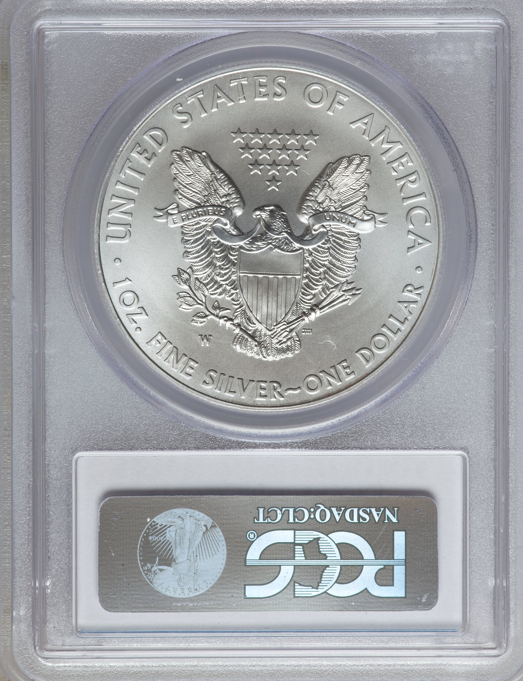 2012-W $1  Silver Eagle, Burnished MS66 thumbnail 20