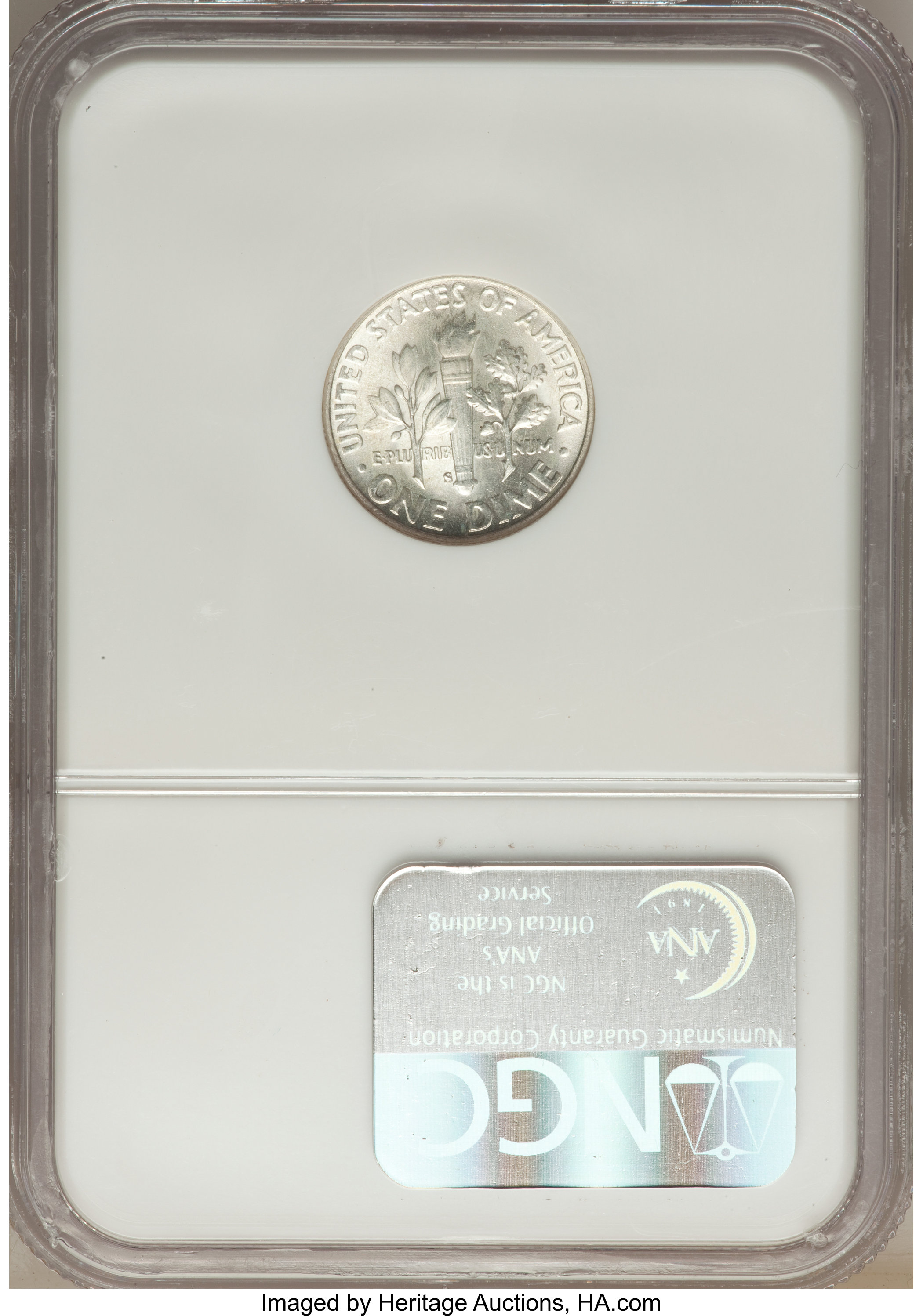 1950-S/S 10c S/Inverted S, FS-501 MS66 thumbnail 6
